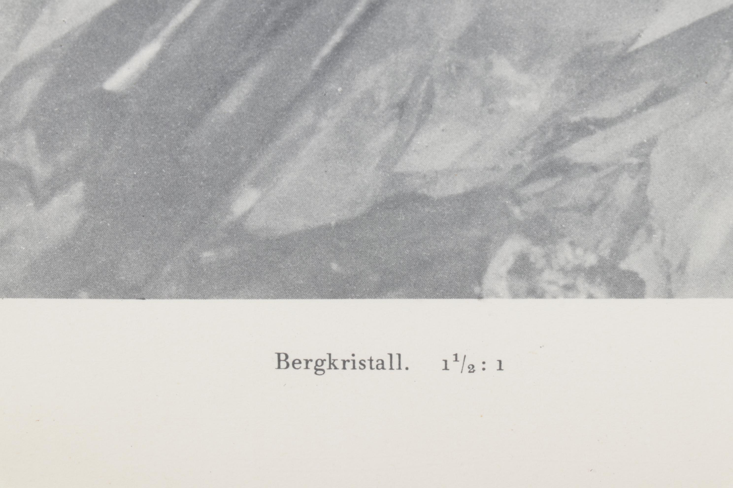 Oskar Prochnow Photogravure "Bergkristall," 1928