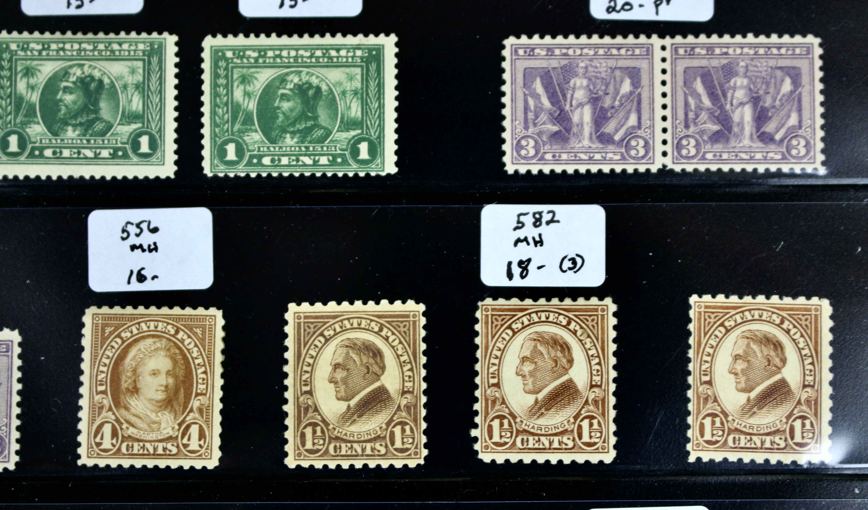 Sixty-Four Mint and MNH U.S. Postage Stamps, Scott #s 328 to C23