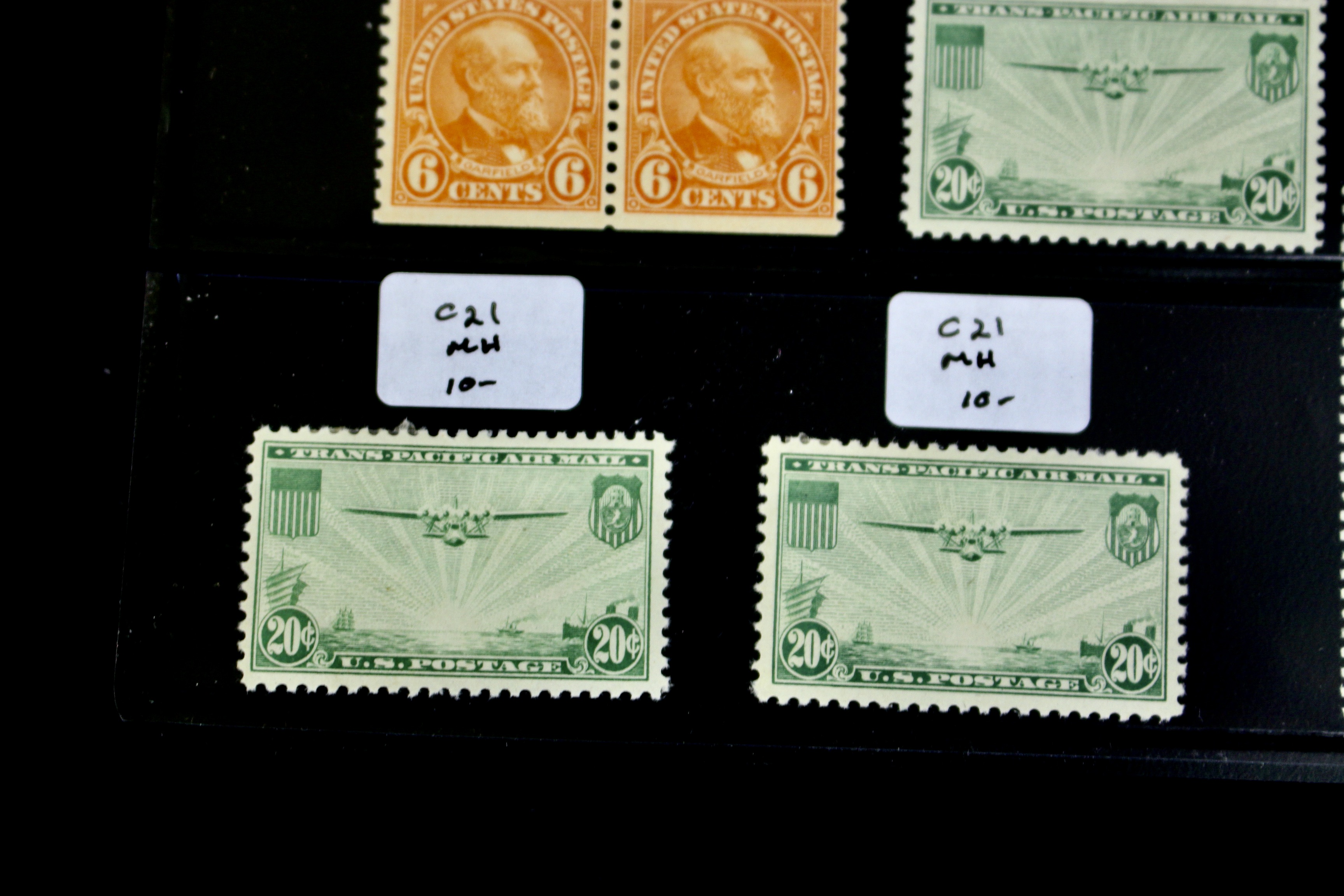 Sixty-Four Mint and MNH U.S. Postage Stamps, Scott #s 328 to C23