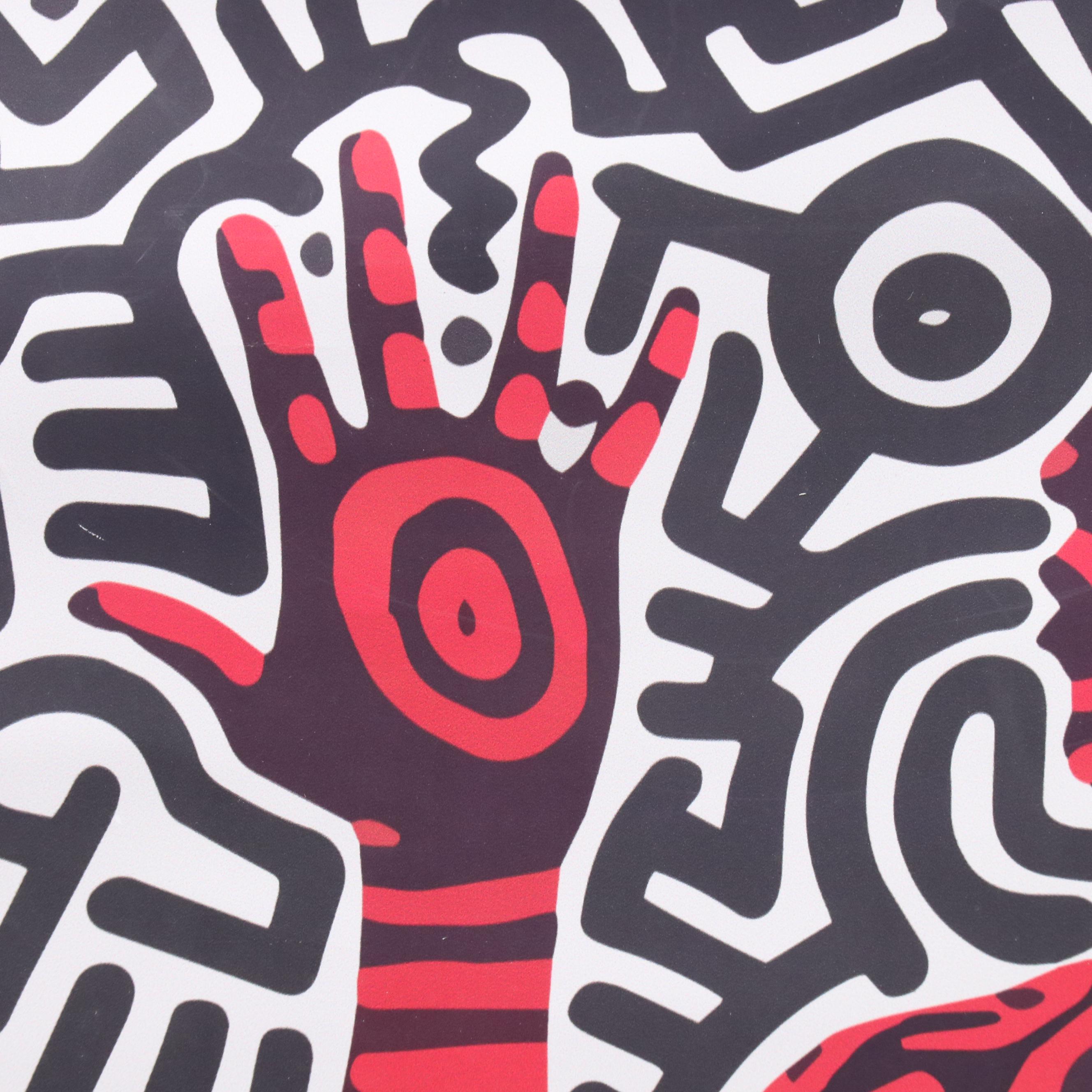 Digital Print After Keith Haring Poster "Into 84"