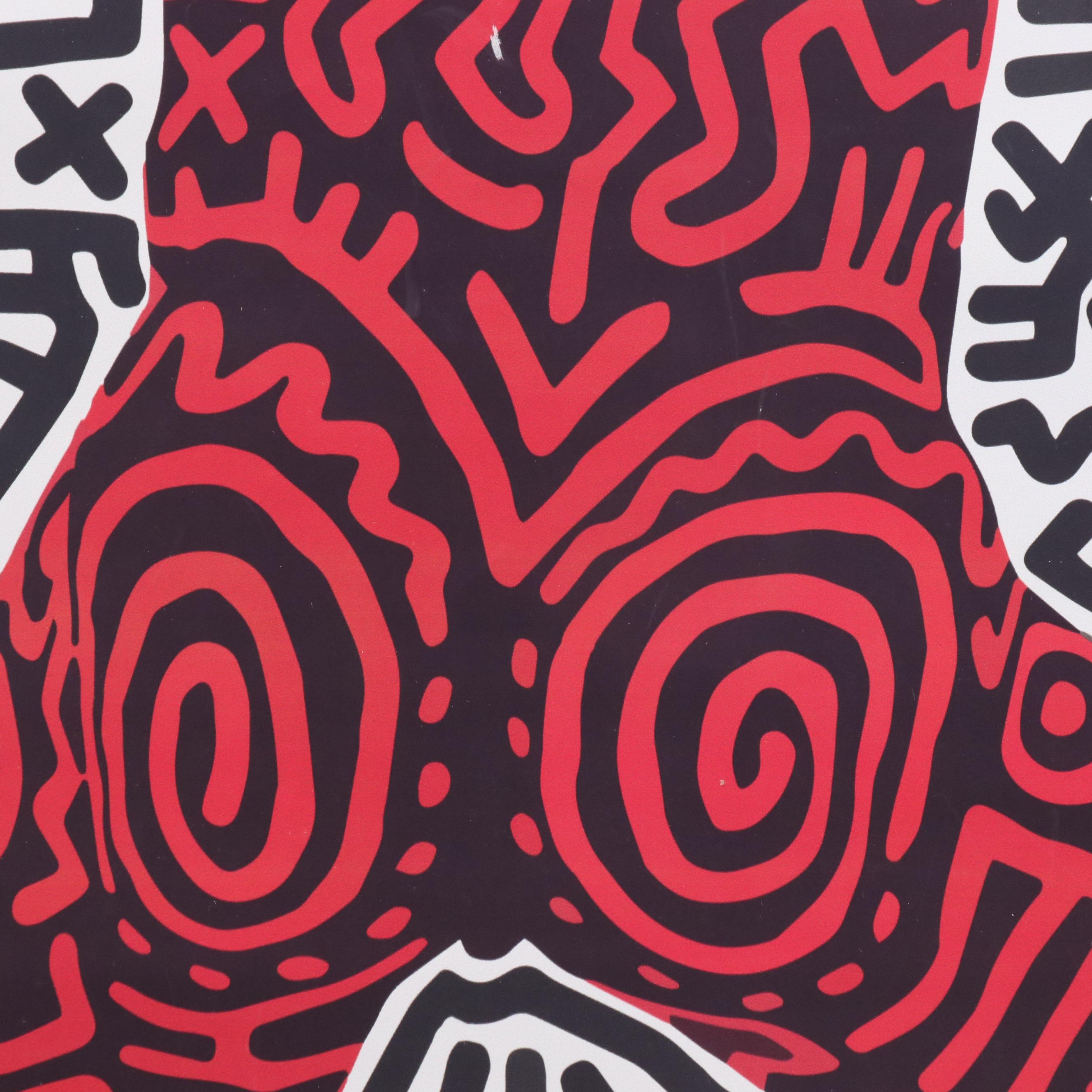 Digital Print After Keith Haring Poster "Into 84"