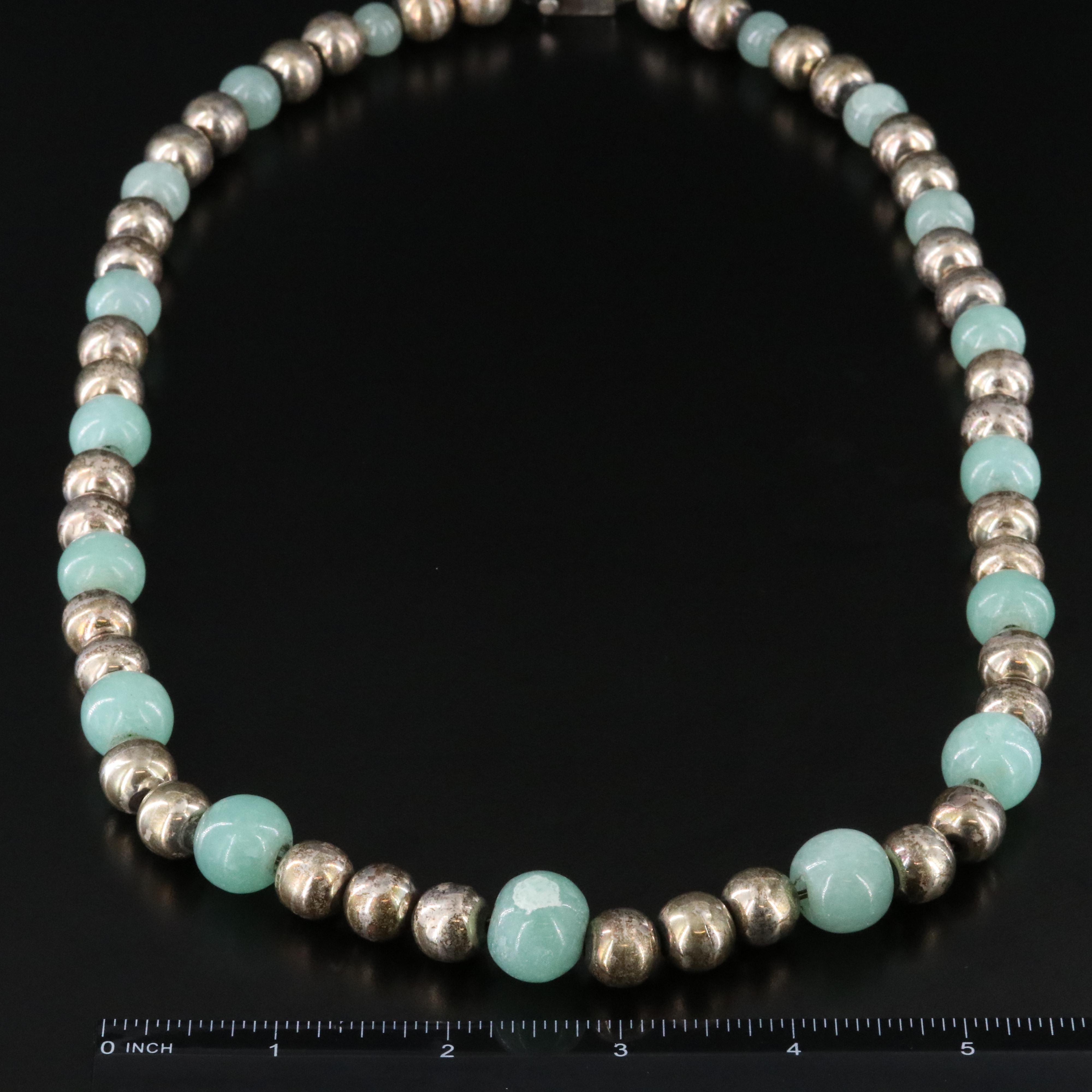 Sterling Aventurine Necklace