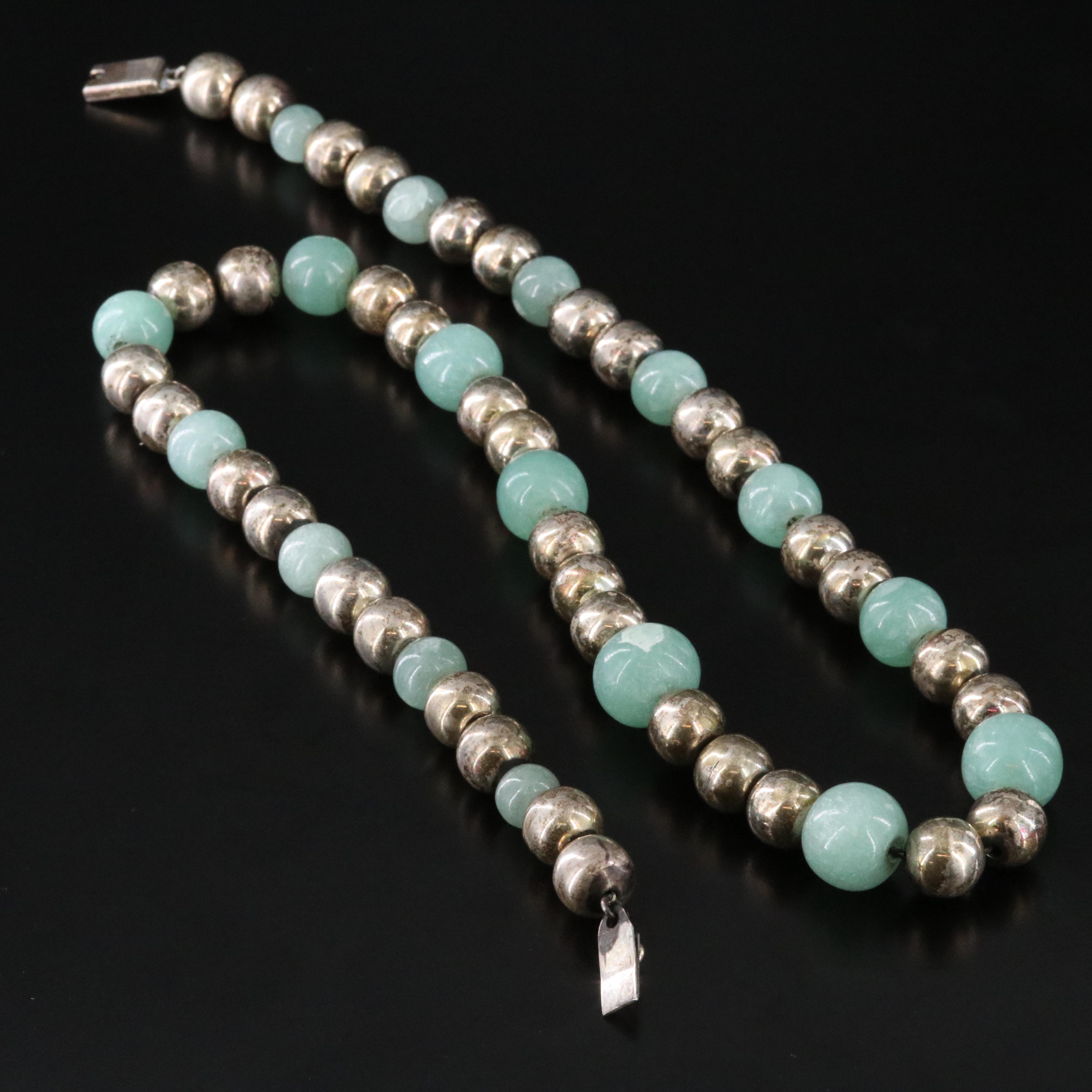 Sterling Aventurine Necklace