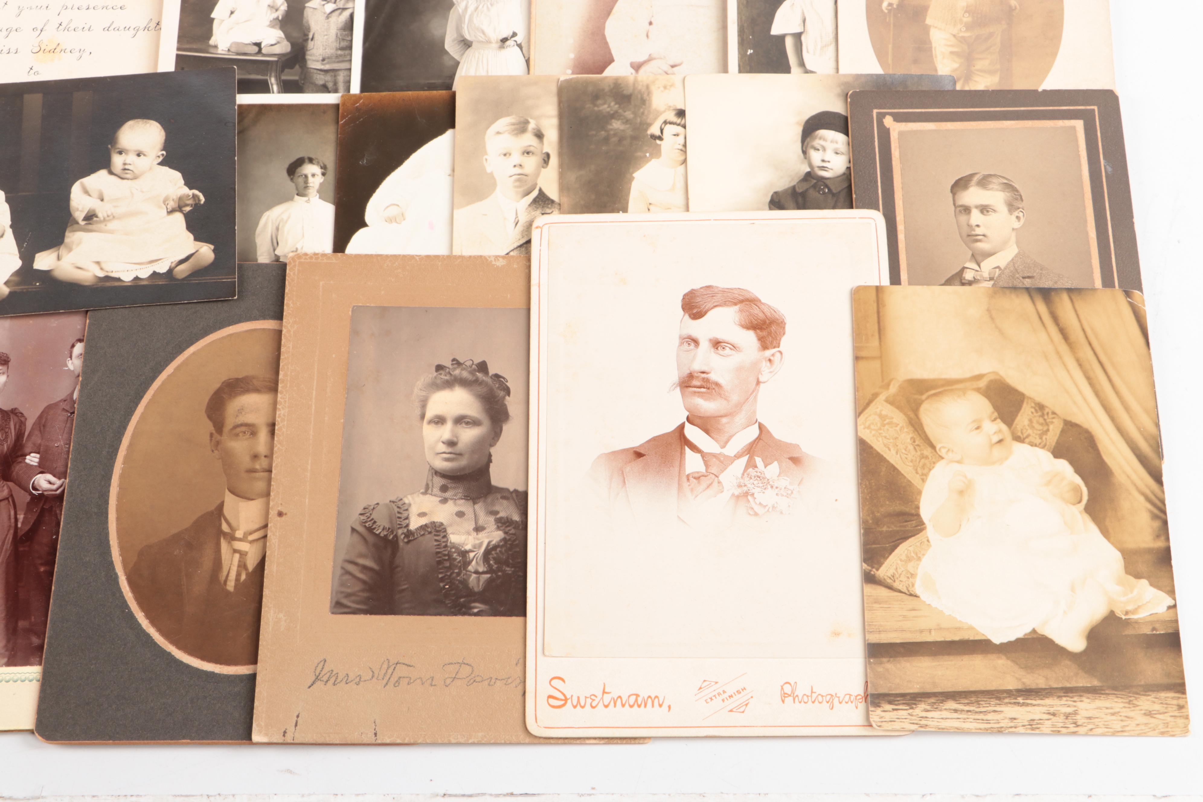 Victorian and Other Portrait Photographs, Postcards, Letters and More Ephemera