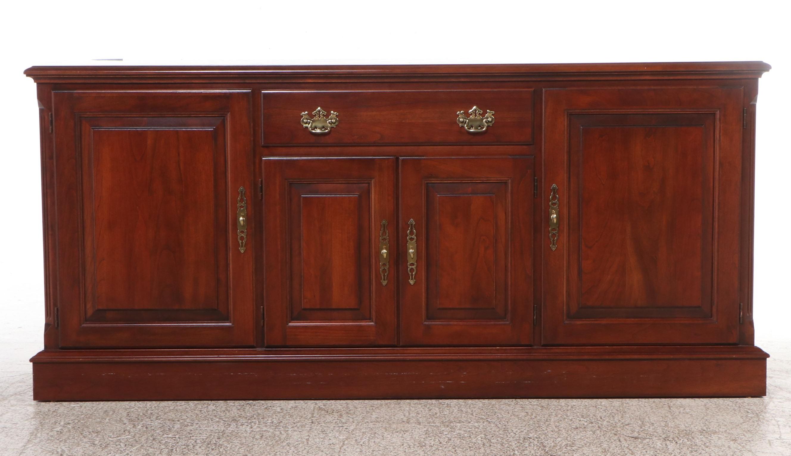 Pennsylvania House Federal Style Cherry Illuminated China Cabinet