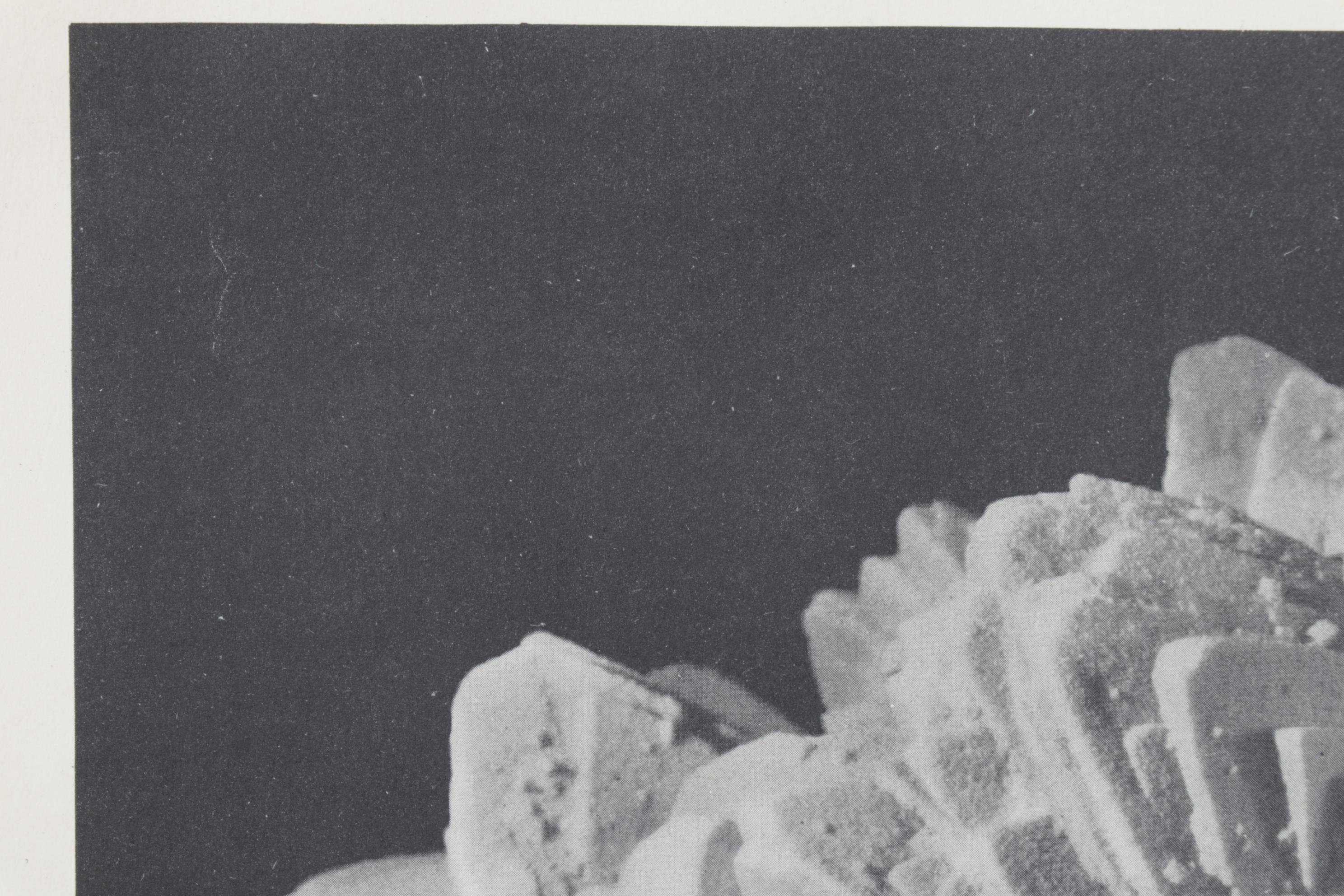 Oskar Prochnow Photogravure "Sandstein in der Form von Kalkspat," 1928