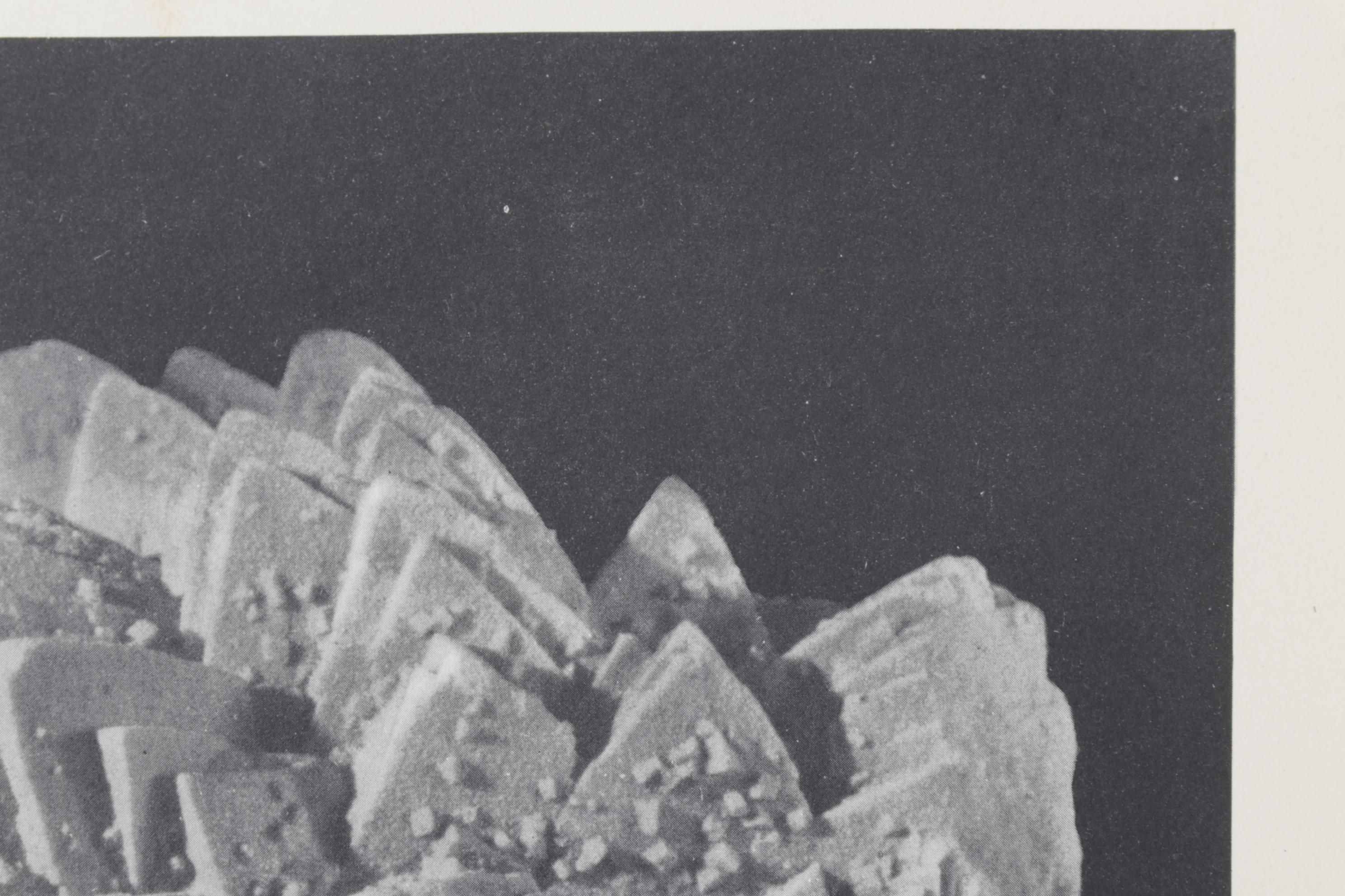 Oskar Prochnow Photogravure "Sandstein in der Form von Kalkspat," 1928