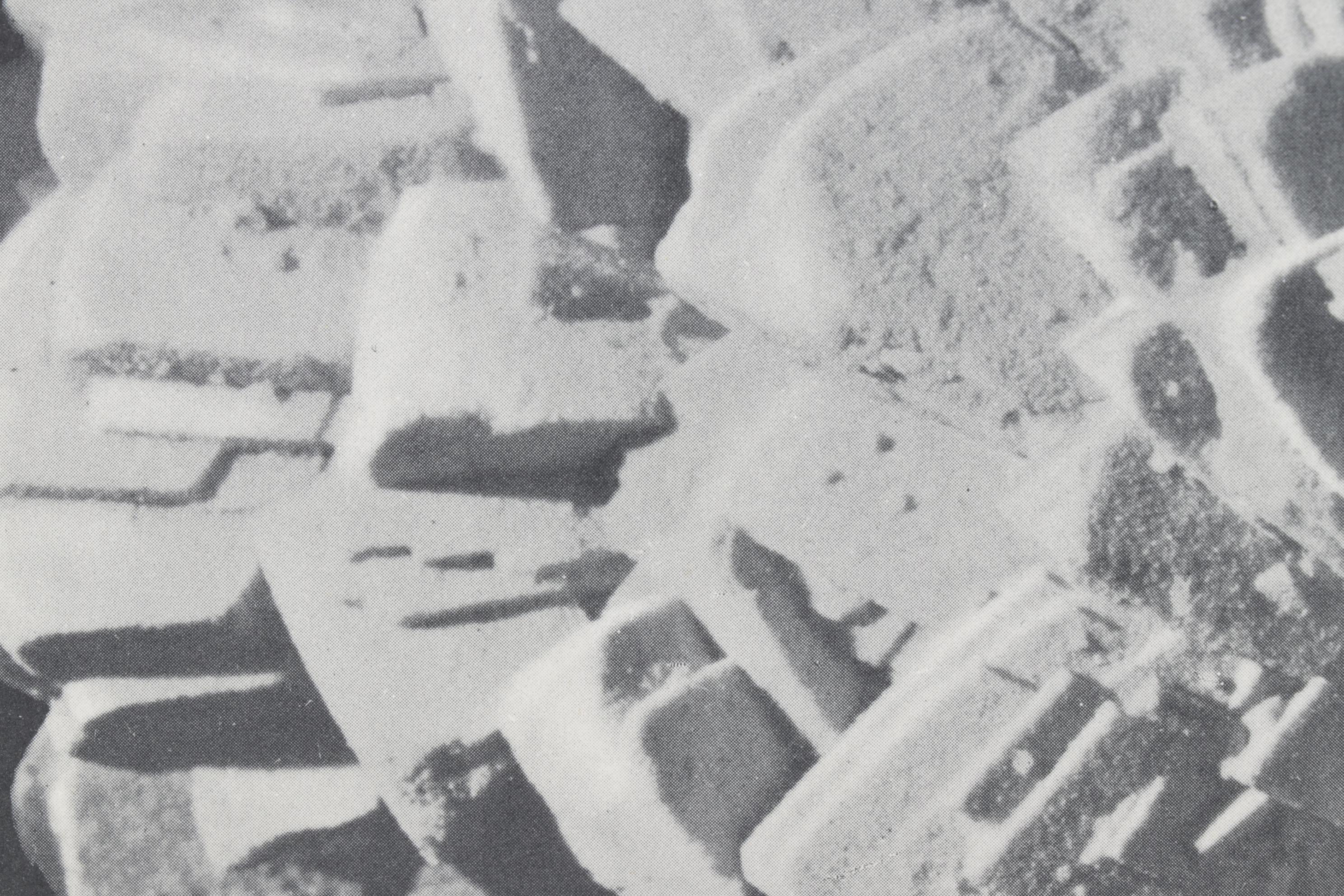 Oskar Prochnow Photogravure "Sandstein in der Form von Kalkspat," 1928