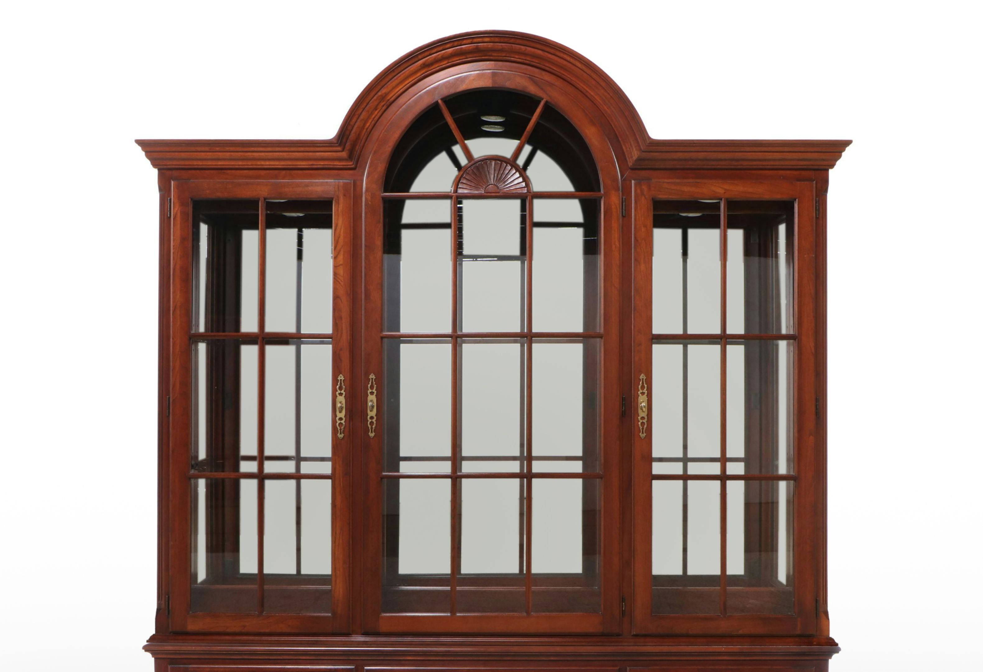 Pennsylvania House Federal Style Cherry Illuminated China Cabinet
