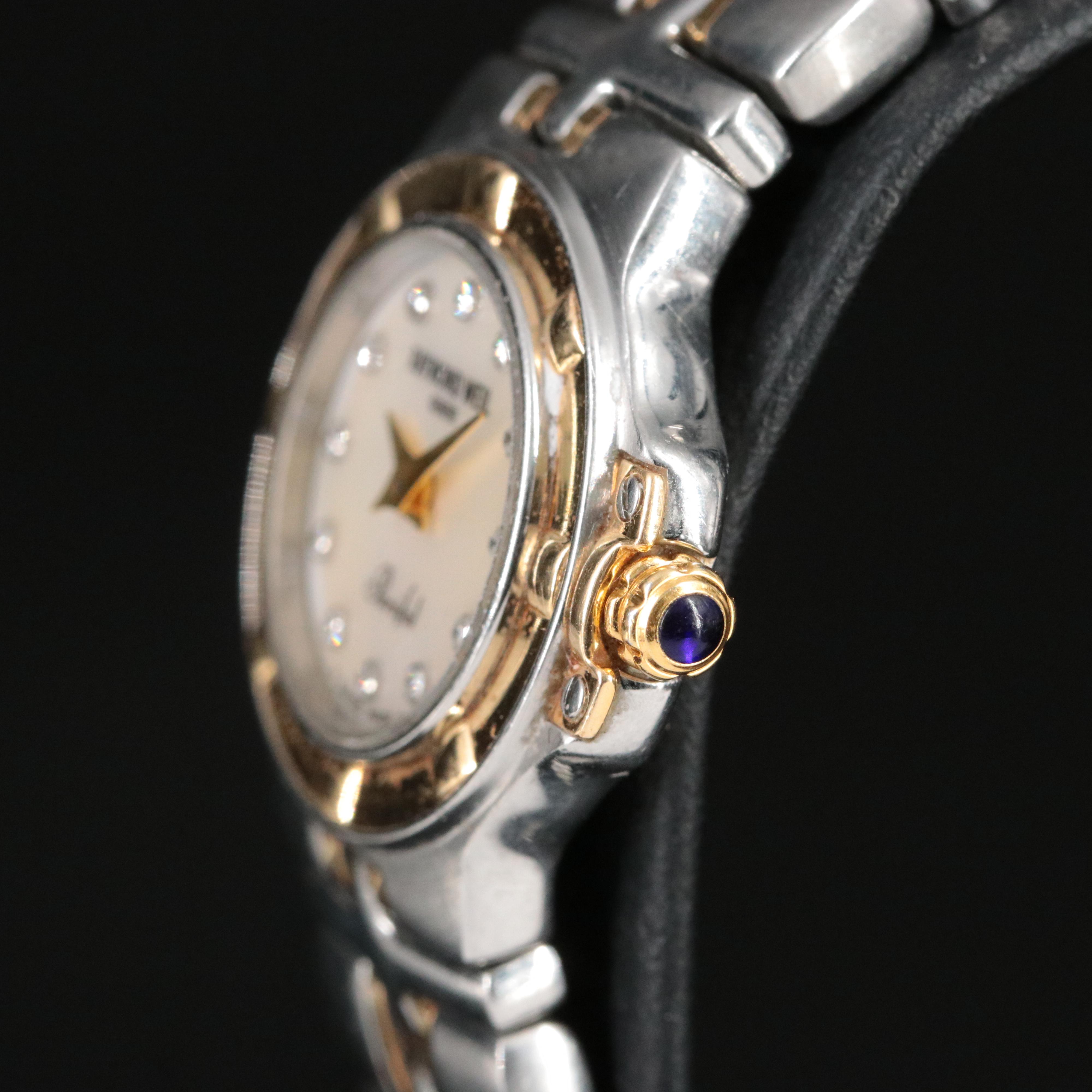 Raymond Weil 18K, Stainless Steel Mother-of-Pearl, Diamond Dial Parsifal Watch