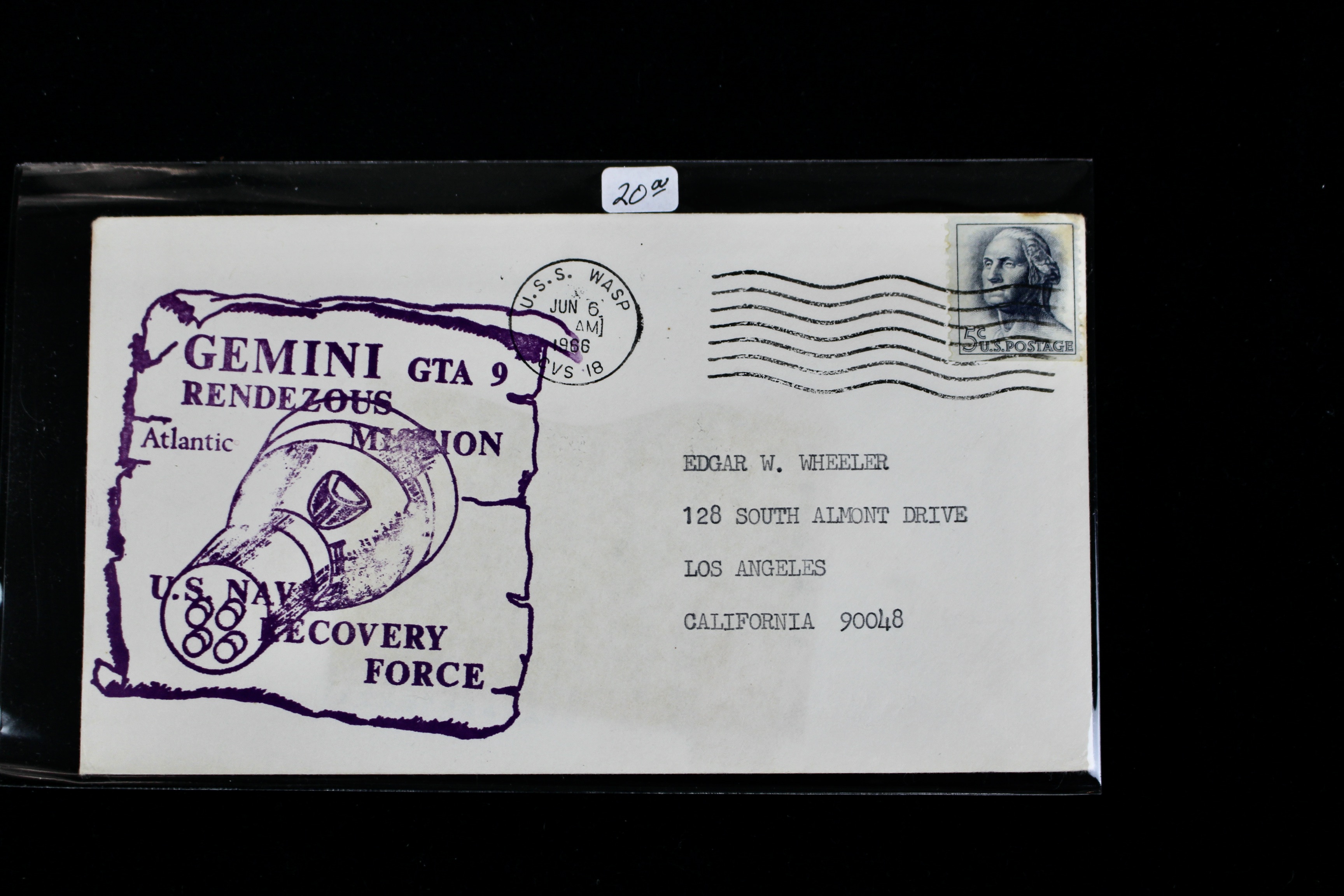 Fifty Scarce Gemini Manned Flight U.S. Navy Recovery Force Postal Covers