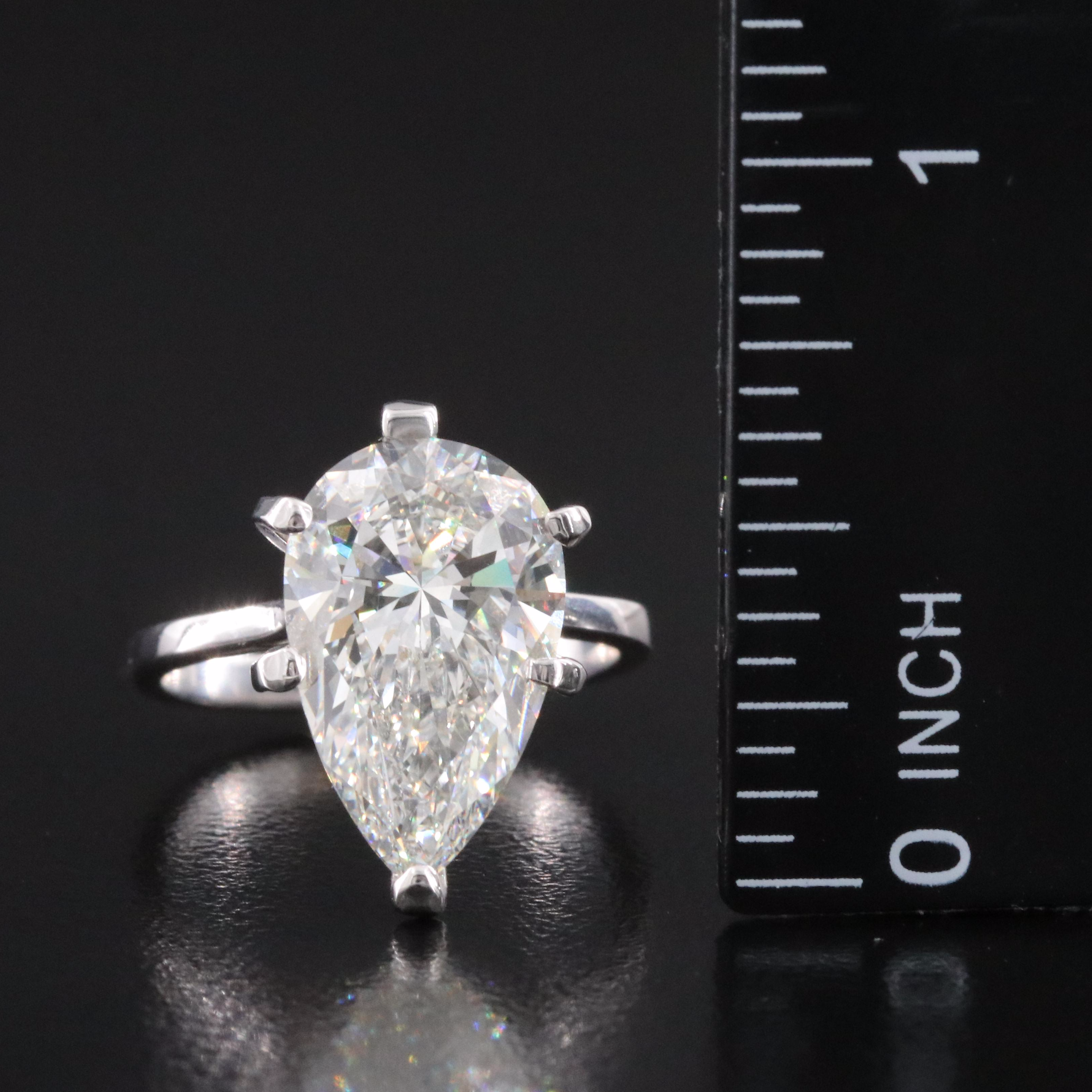 14K 5.64 CT Lab Grown Diamond Solitaire Ring