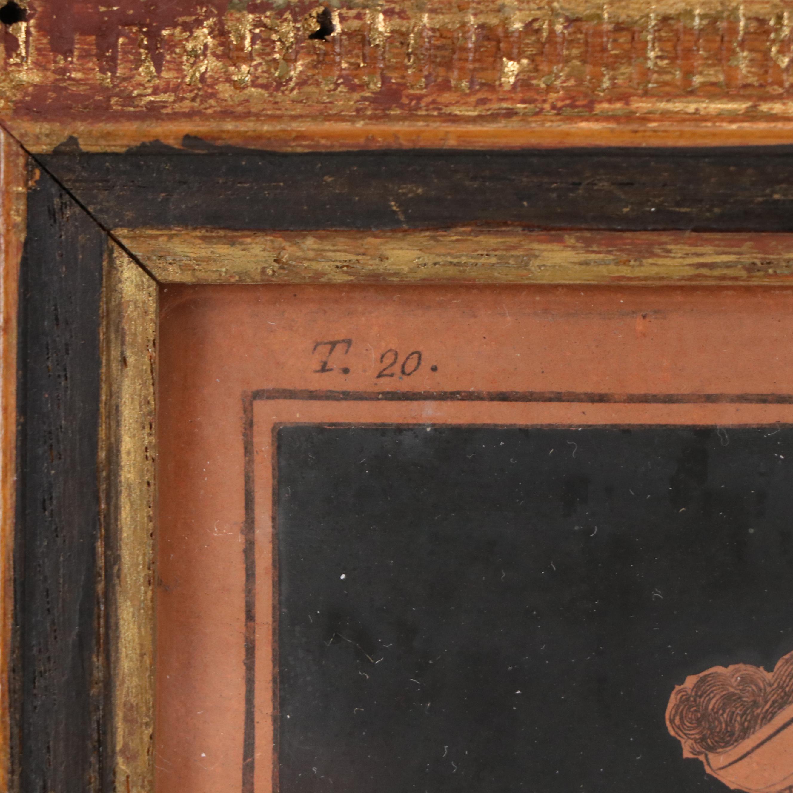 French Empire Angelo Clener Hand-Colored Engravings "Greek Vase Plates"