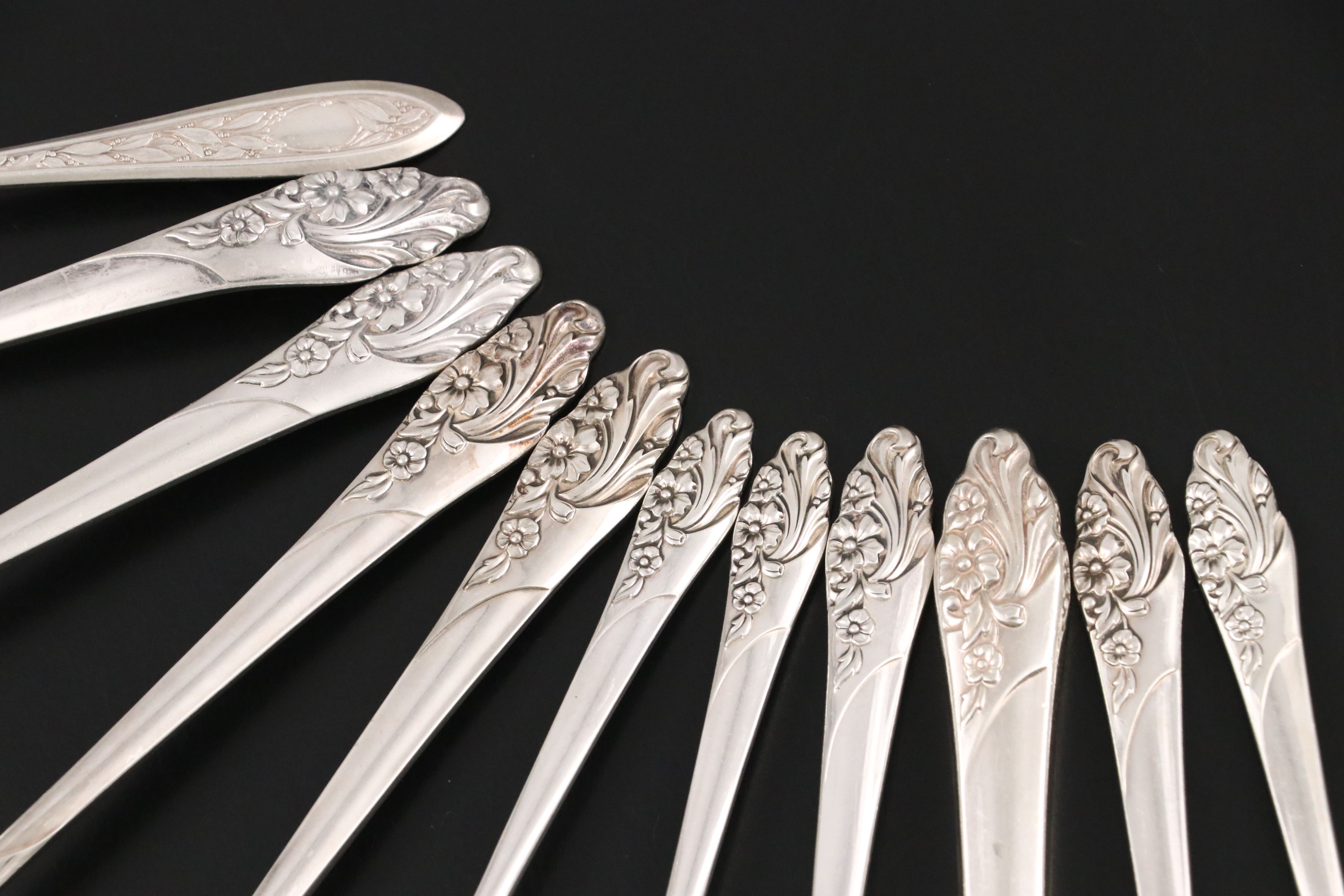 Oneida Community "Evening Star" Silver Plate Flatware, 1950-1961