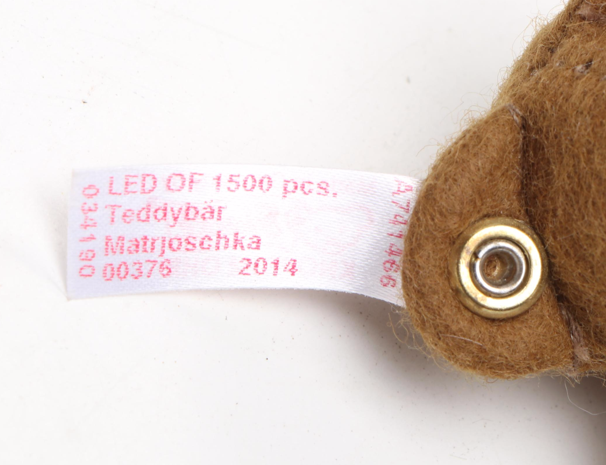 Steiff Limited Edition "Mad Hatter" Teddy Bear and Others with Hermann Bear