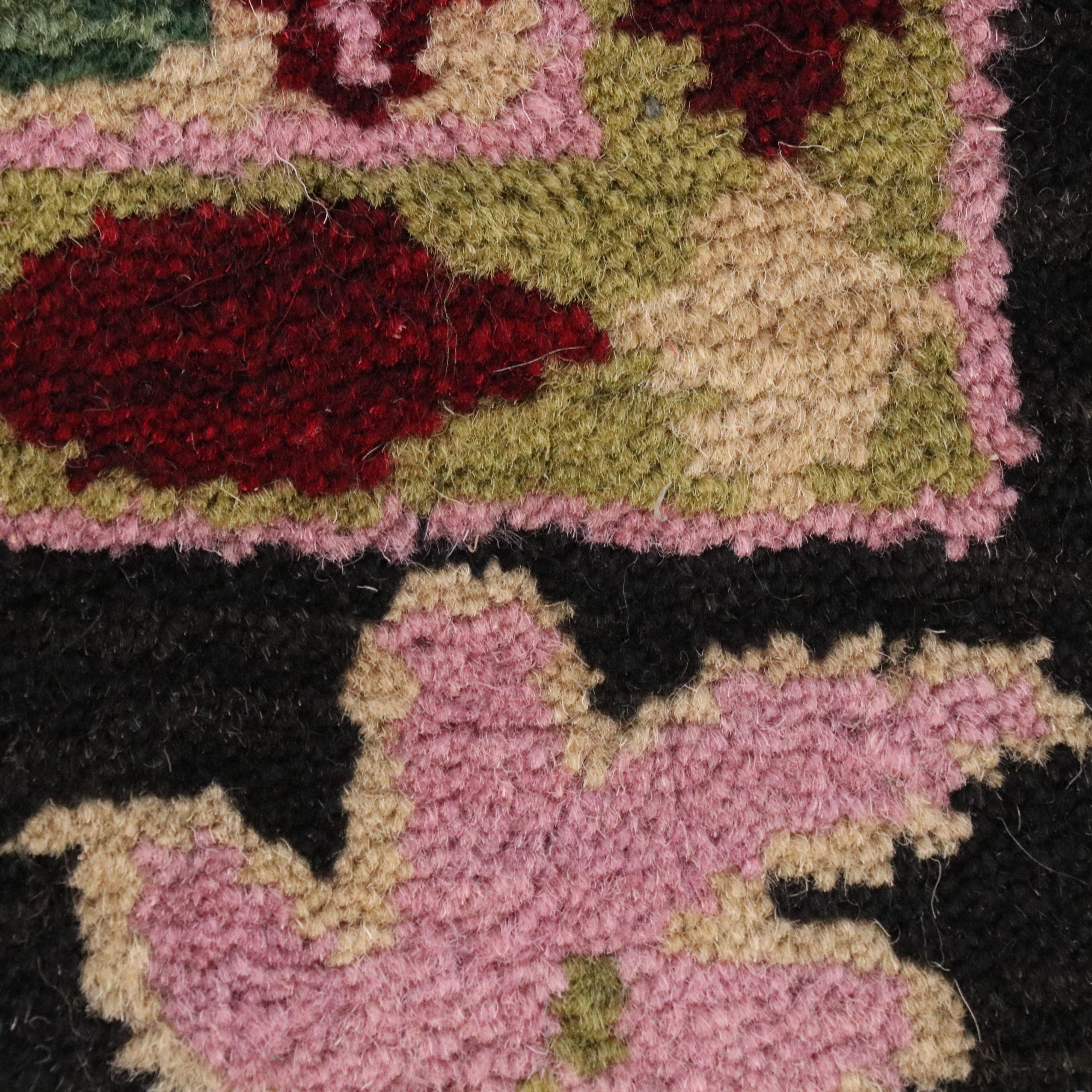 7'11 x 10'3 Hand-Knotted Indian Area Rug