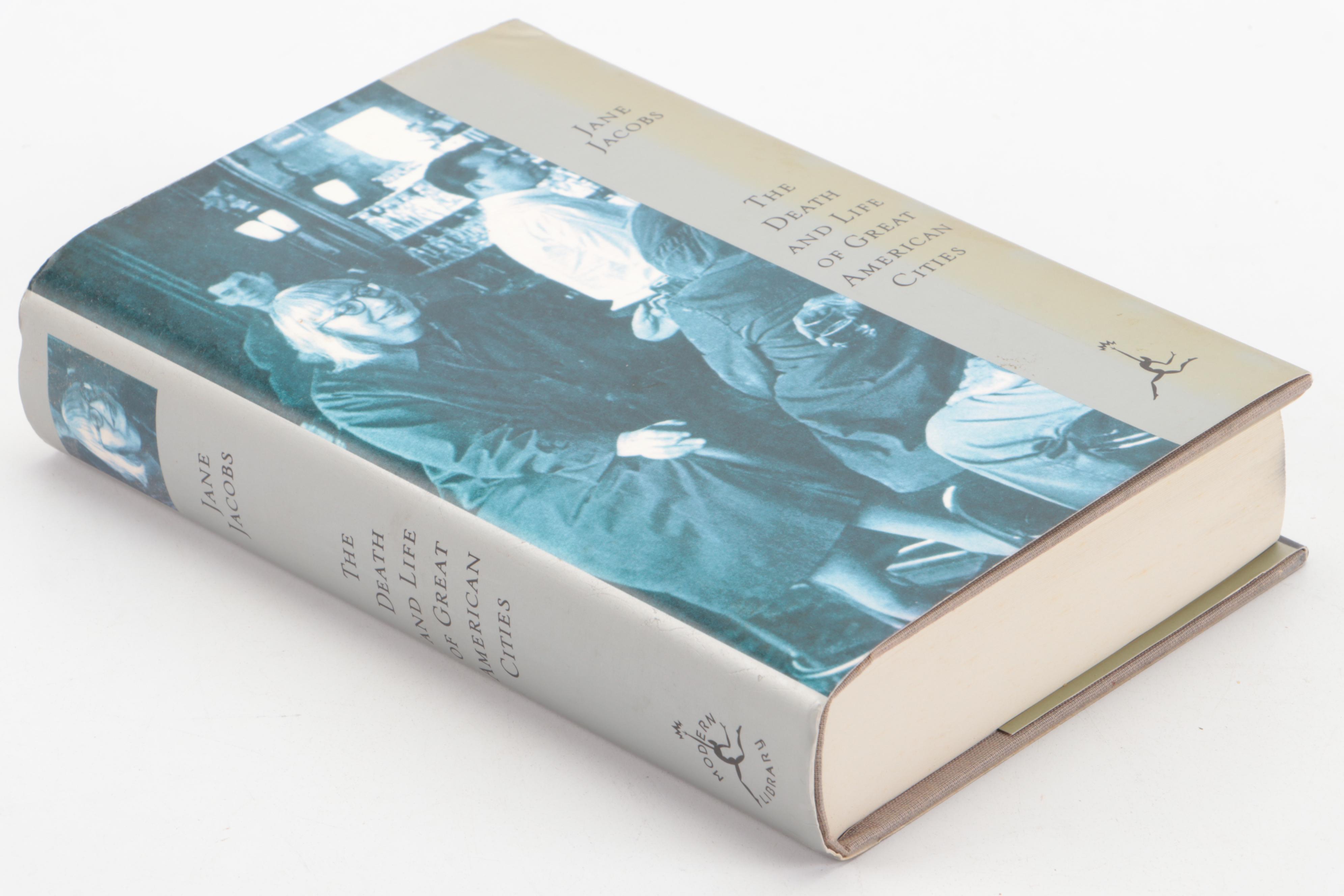 Signed "The Death and Life of Great American Cities" by Jane Jacobs, 1993