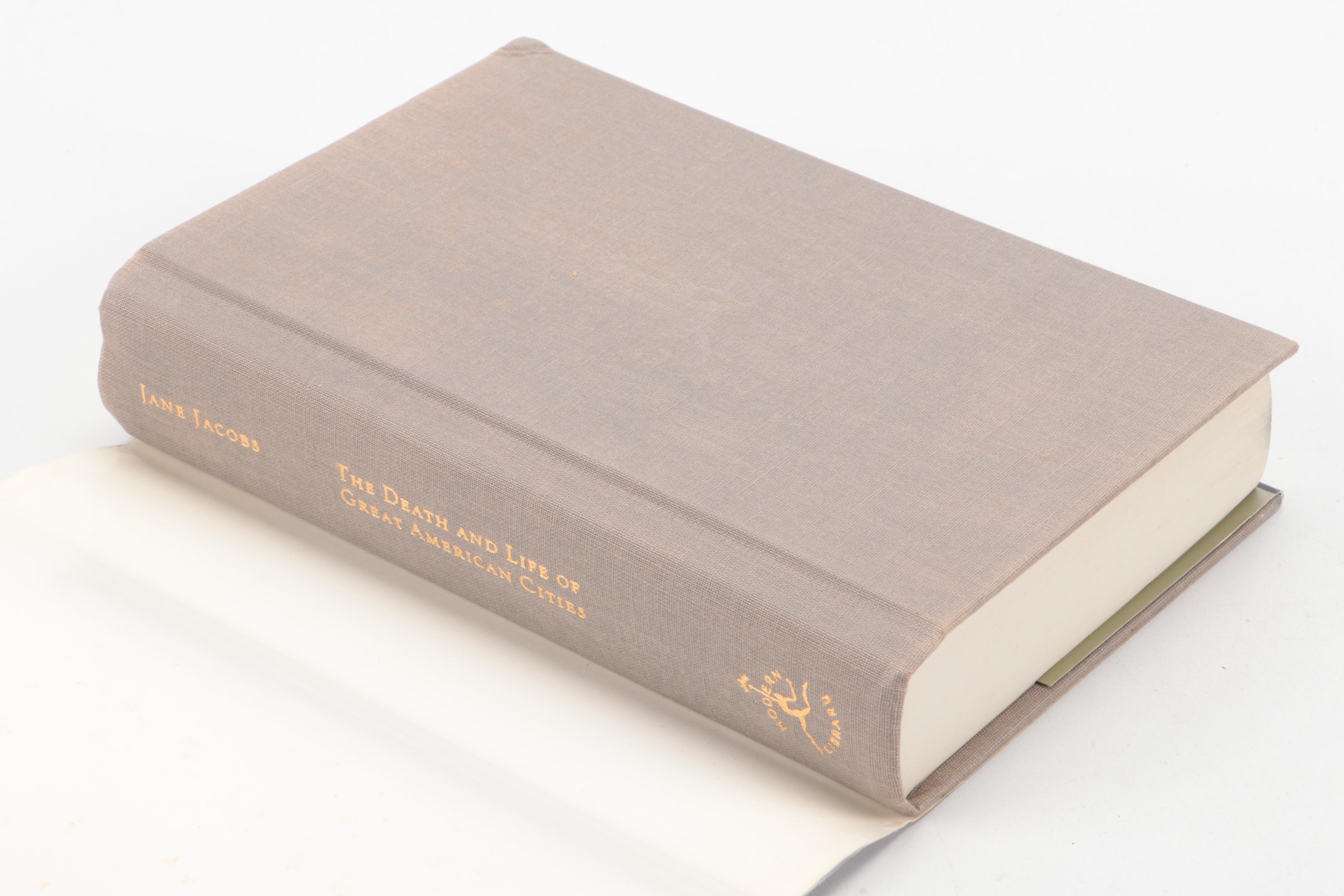 Signed "The Death and Life of Great American Cities" by Jane Jacobs, 1993