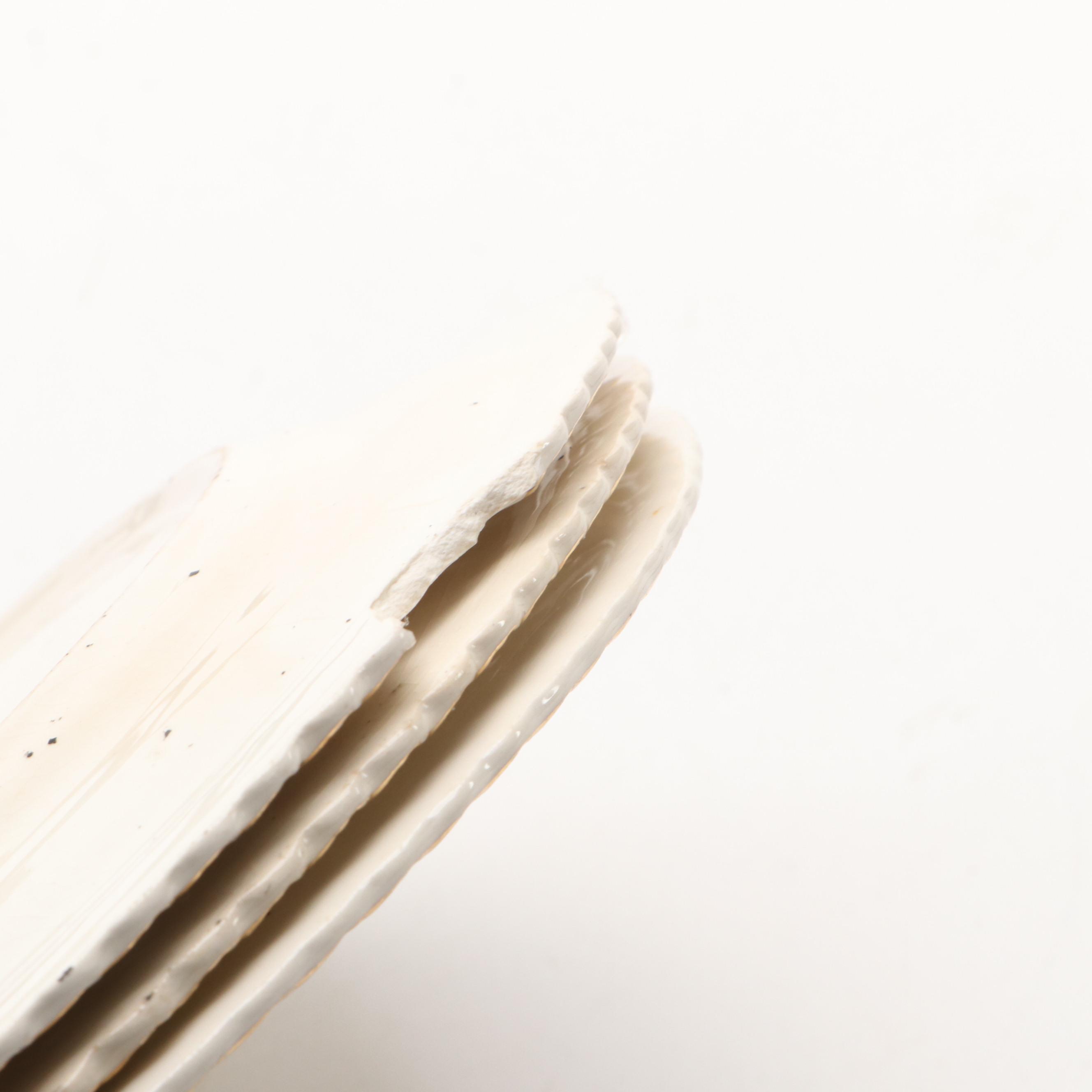 Indiana Glass Amber Candy Dish with Brass Figurine and Other Décor