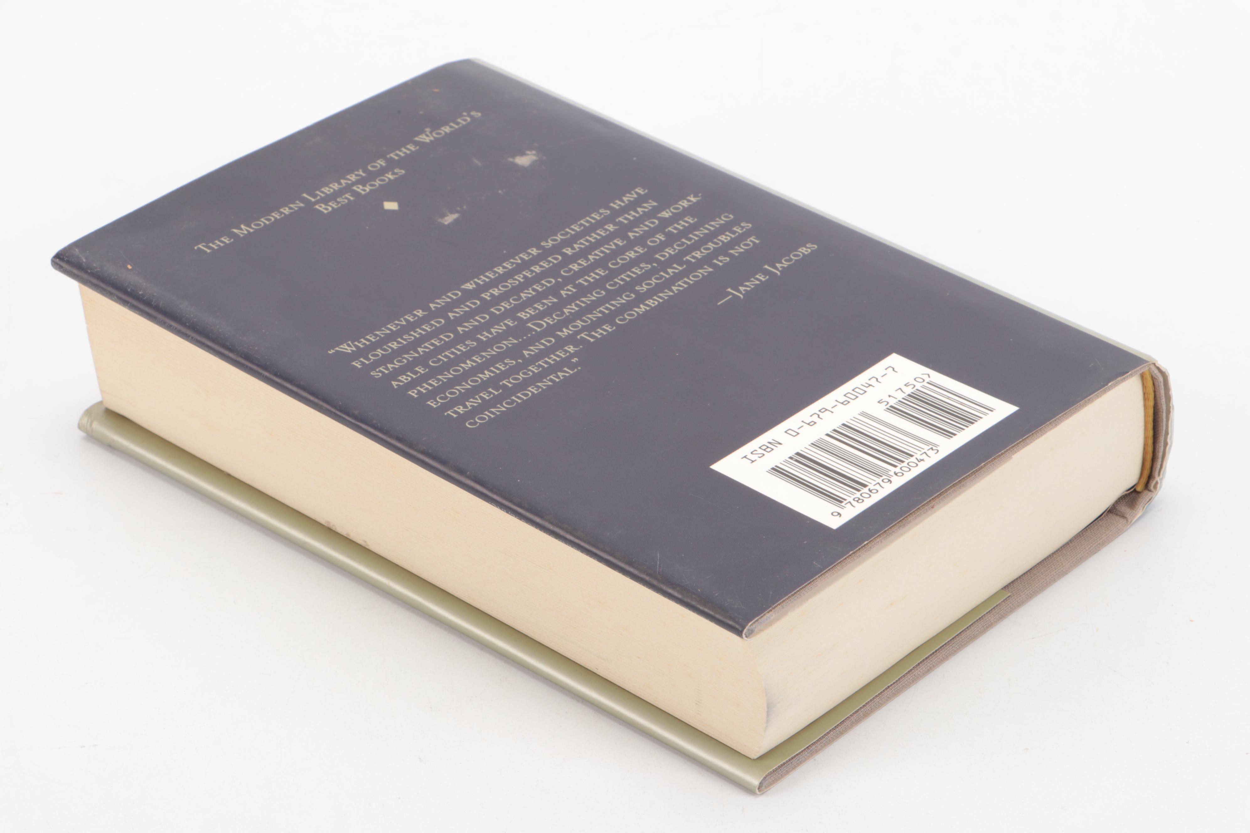 Signed "The Death and Life of Great American Cities" by Jane Jacobs, 1993