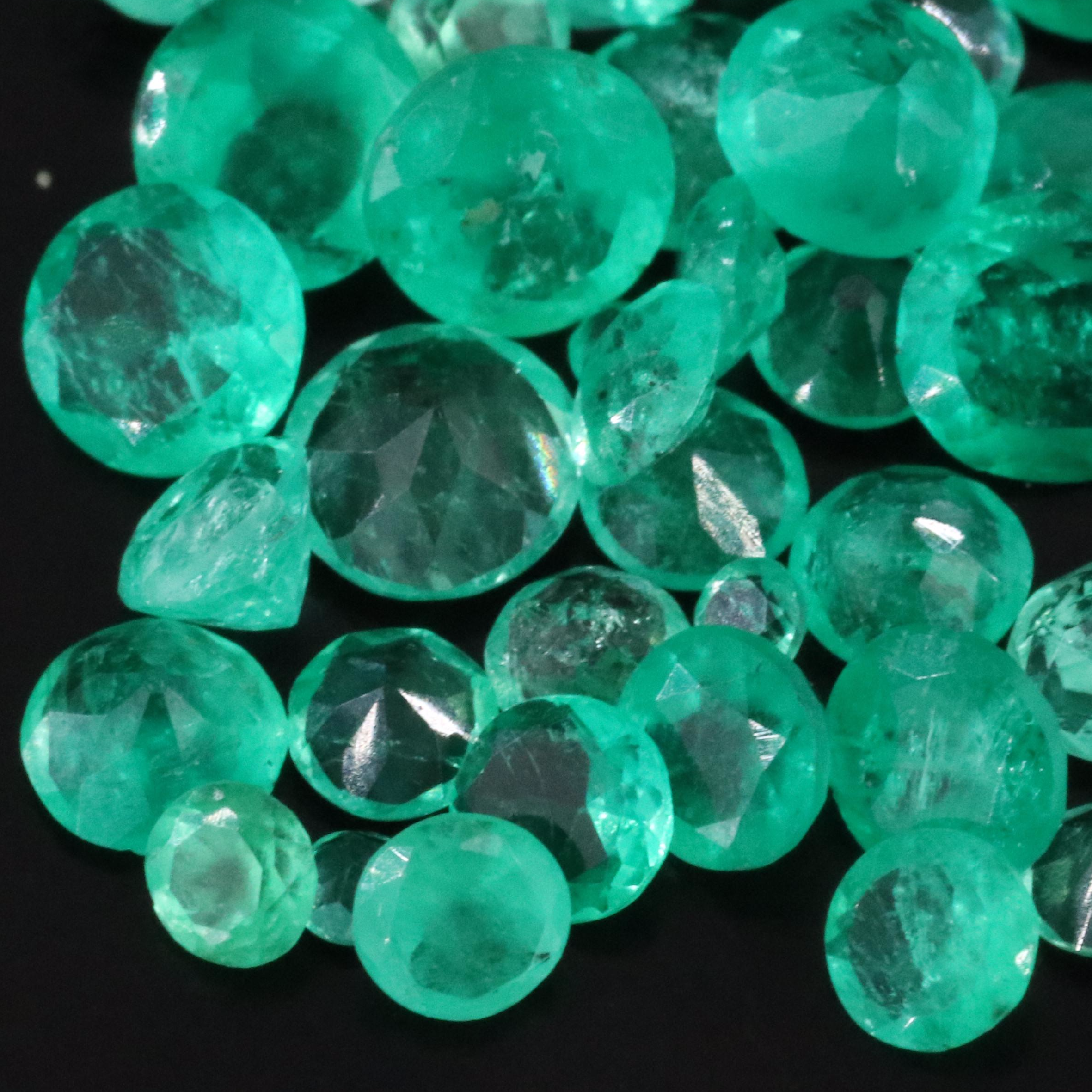 Loose 5.03 CTW Emeralds