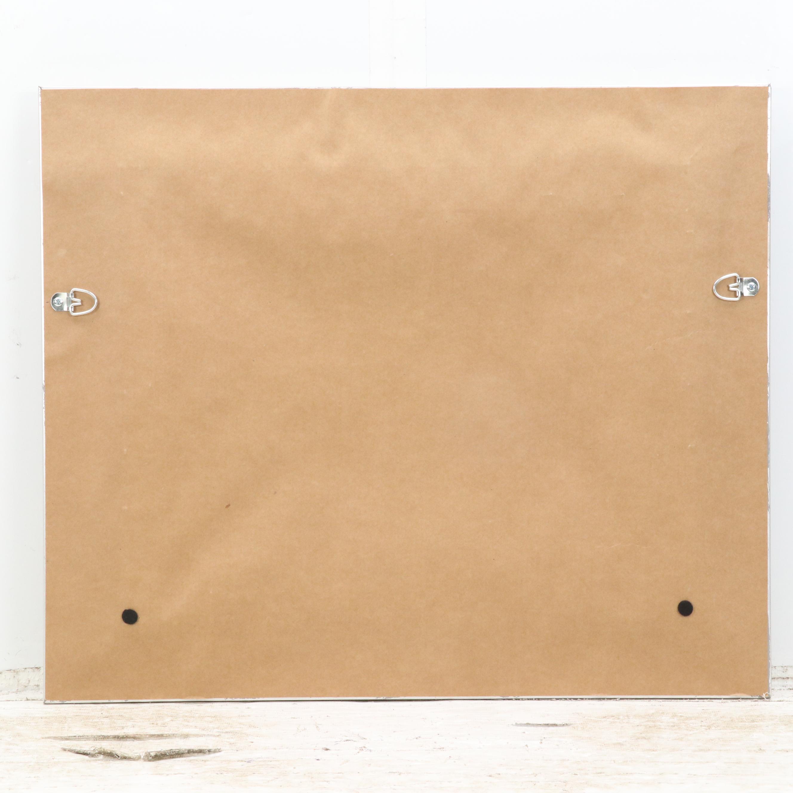 M.C. Abushar Landscape Giclée on Canvas of House Seen Through Trees