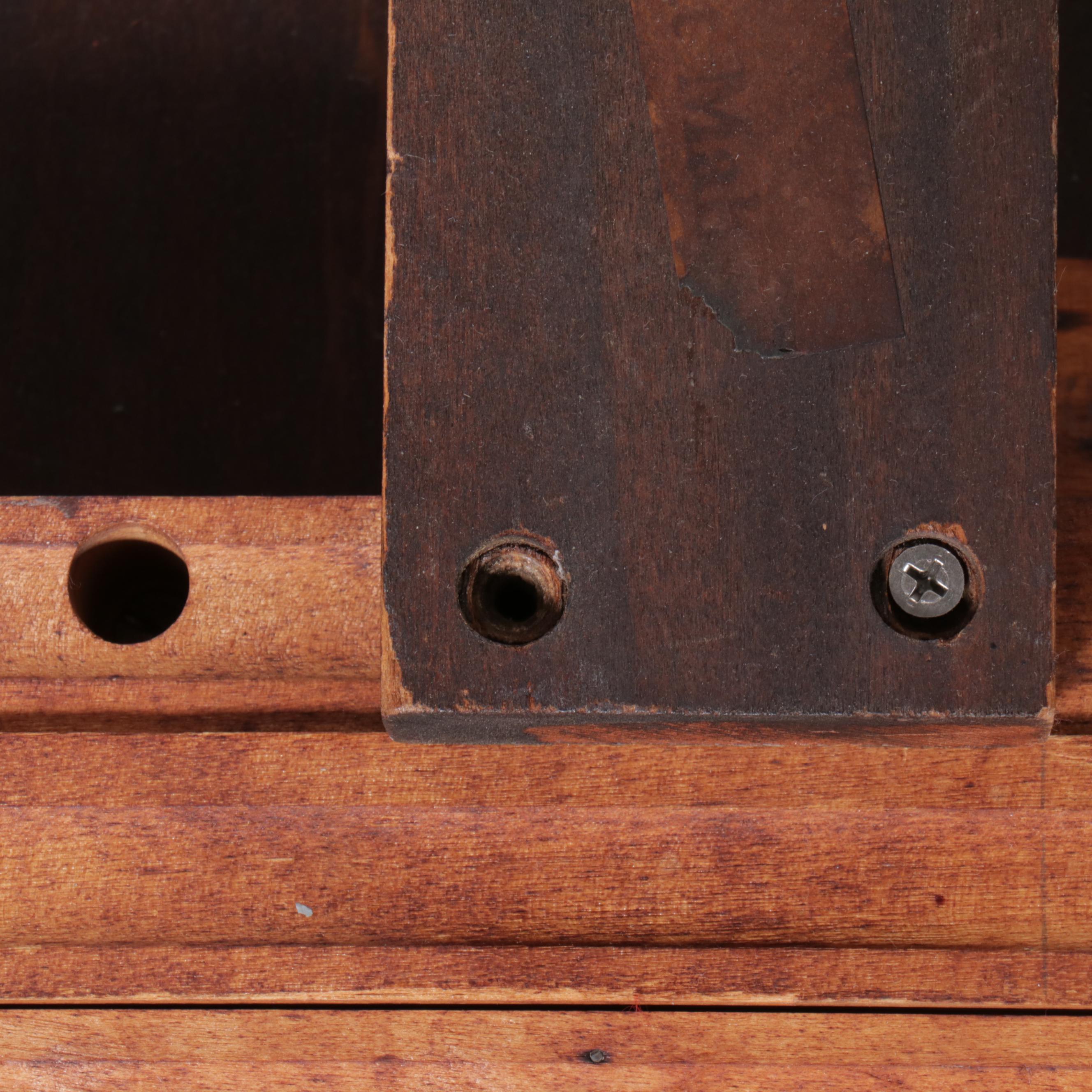 Hepplewhite Style Seven Piece Walnut Dining Set