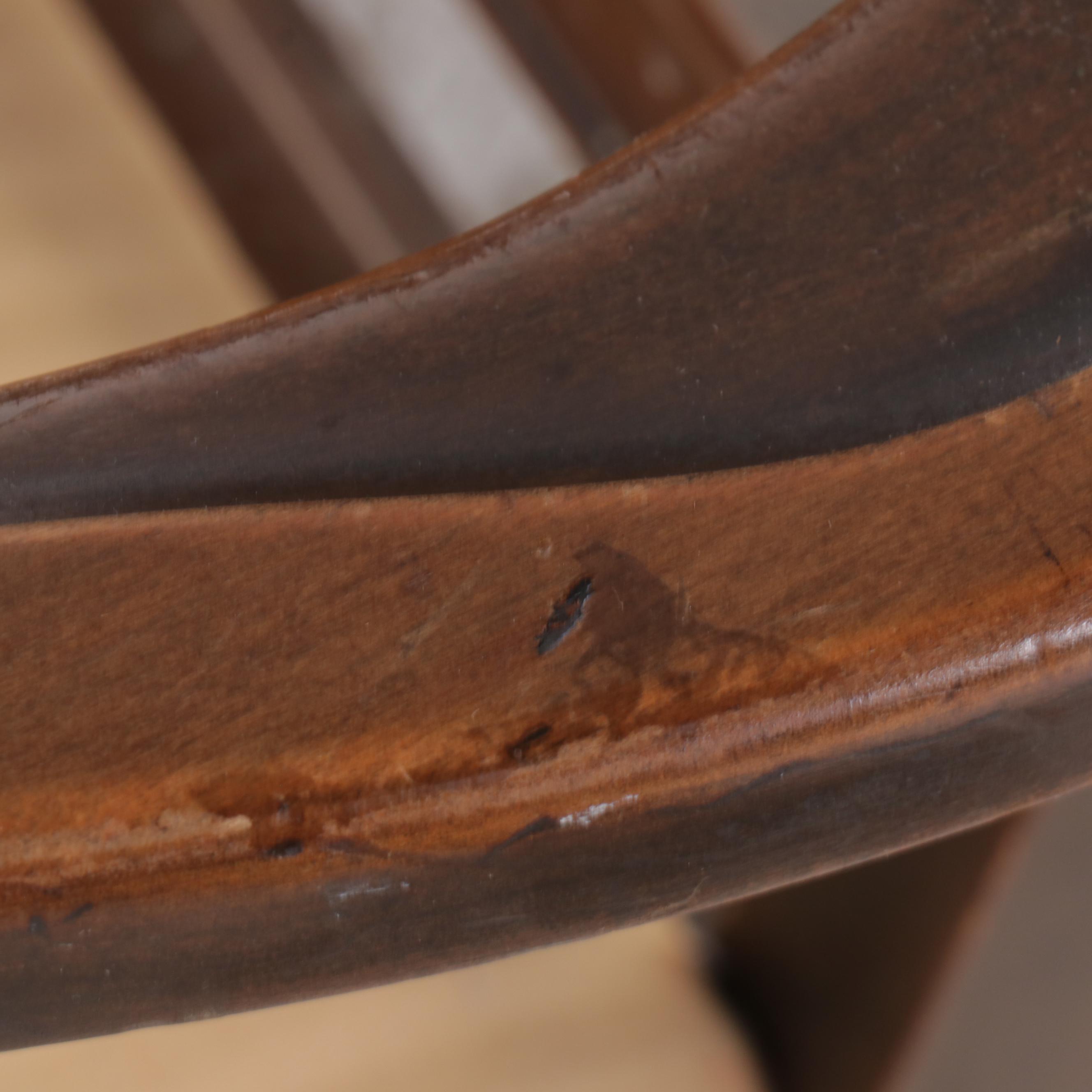 Hepplewhite Style Seven Piece Walnut Dining Set