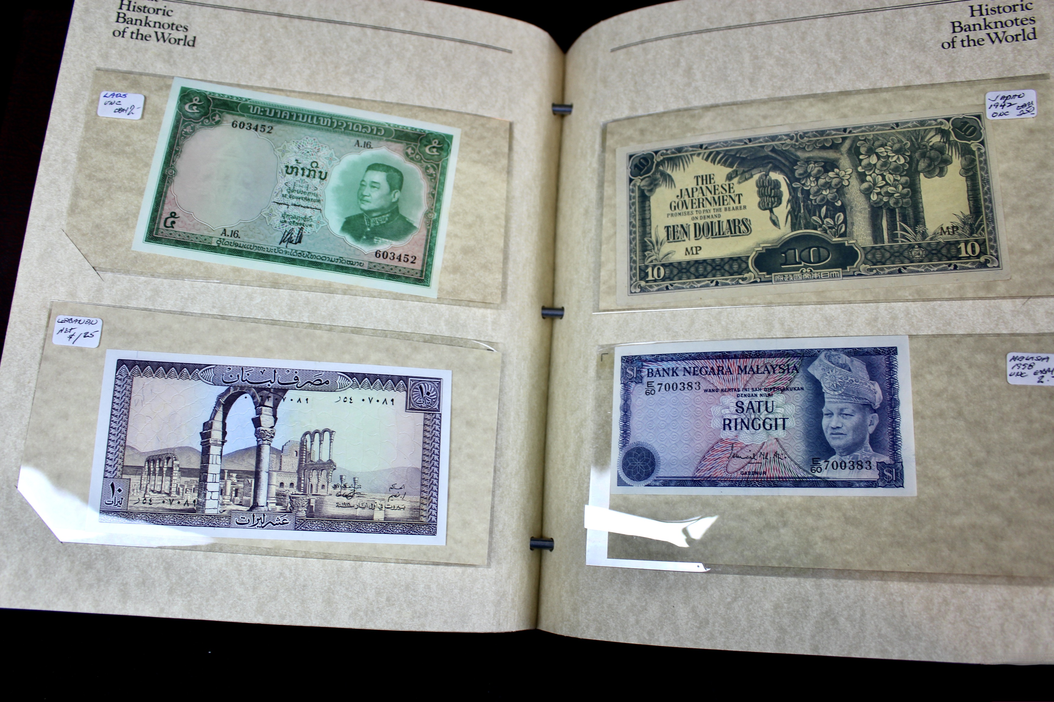 "Great Historic Banknotes of the World" Currency Collection