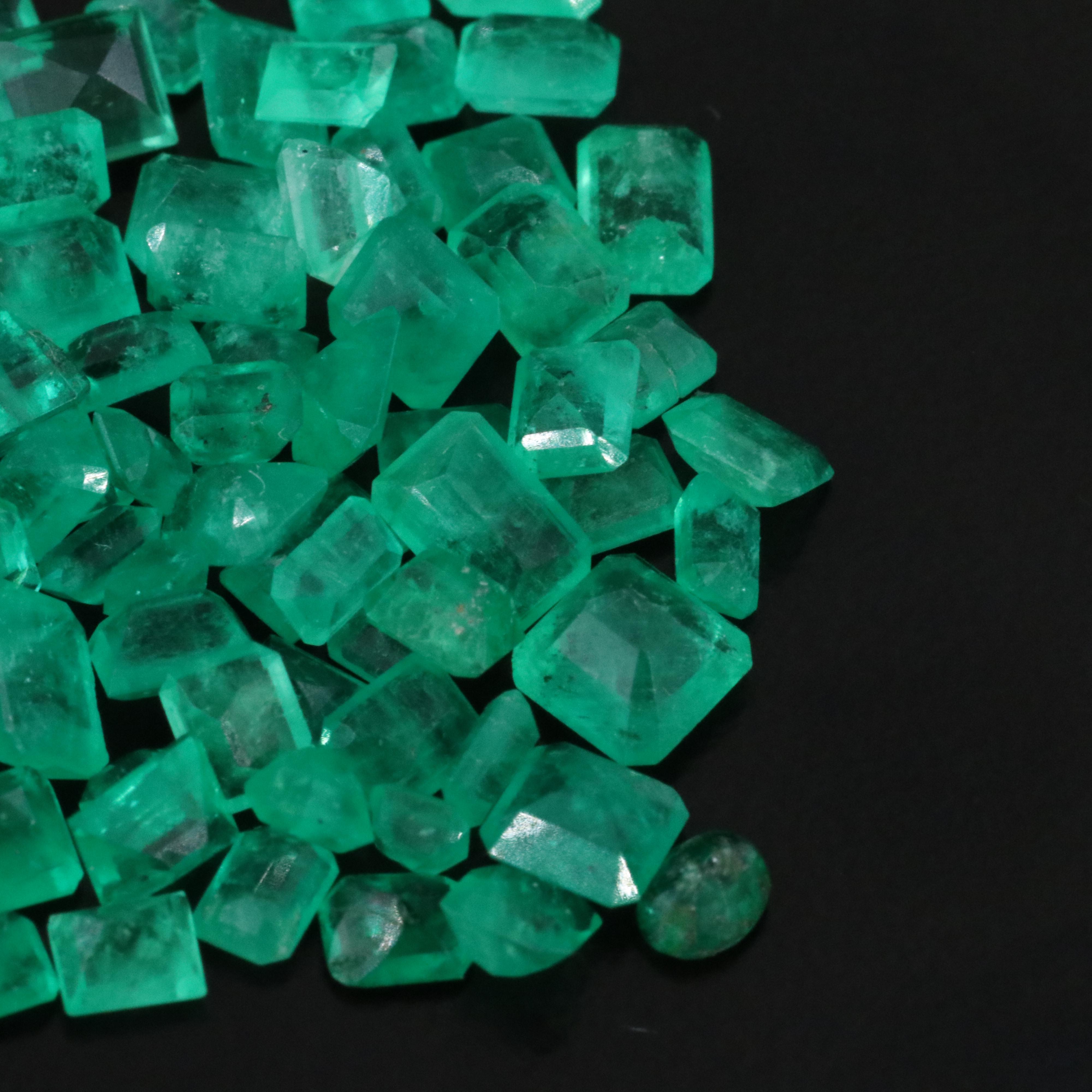 Loose 11.98 CTW Emeralds