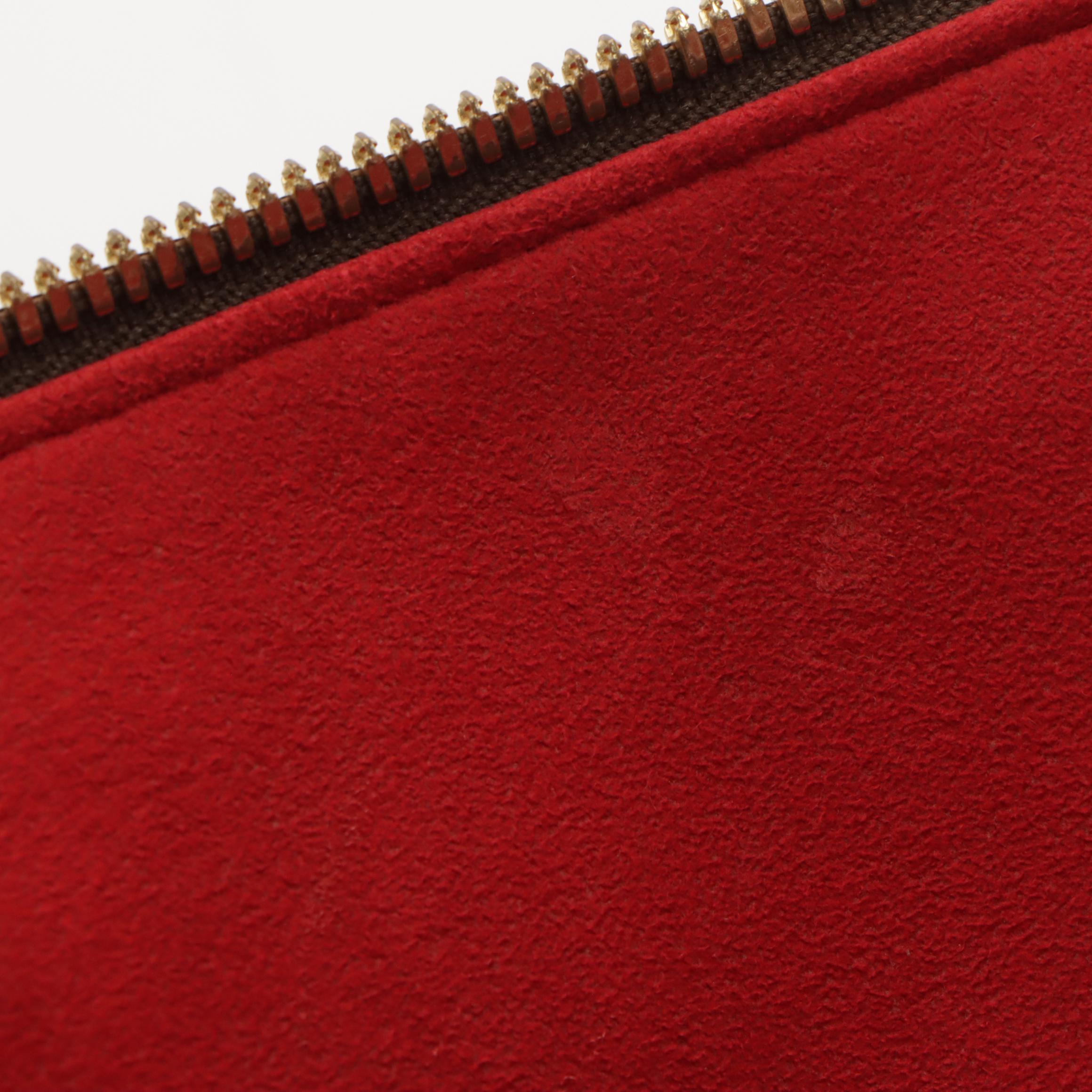 Louis Vuitton Saleya Tote in Damier Ebene Canvas and Leather Trim