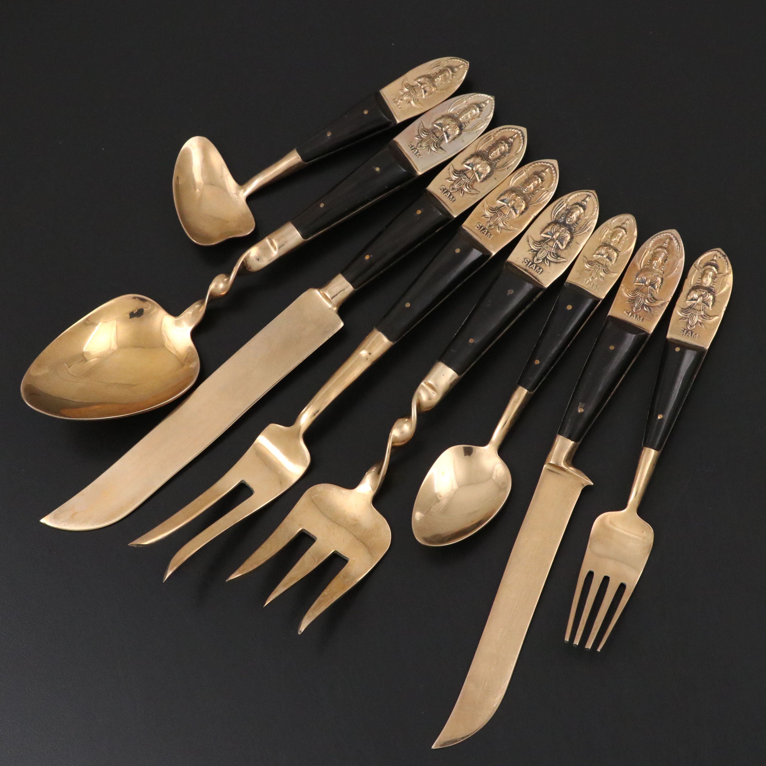Thai Peng's Jewelry Flatware with Wooden Case