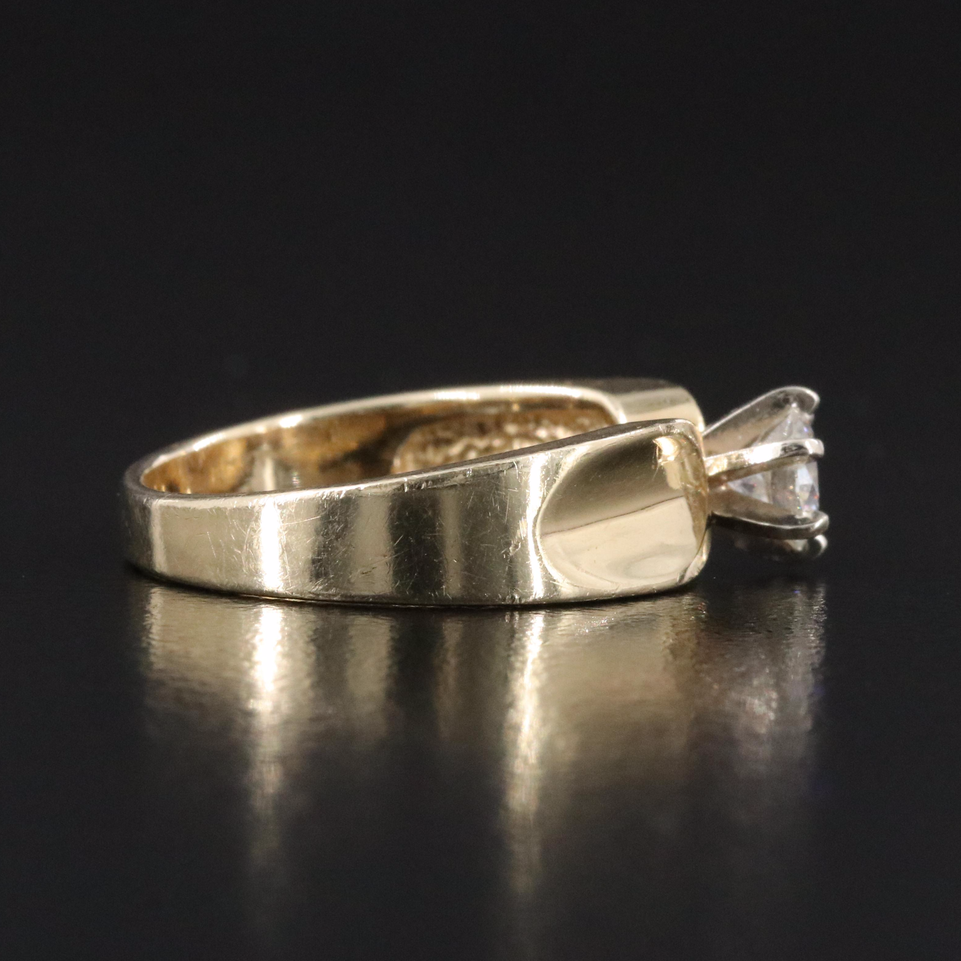 14K 0.57 CT Diamond Ring