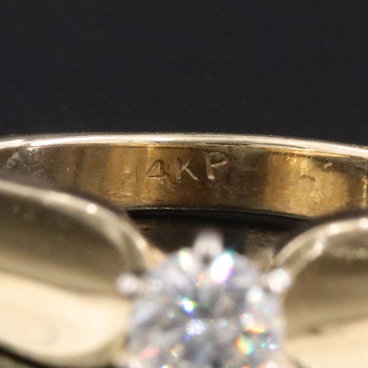 14K 0.57 CT Diamond Ring