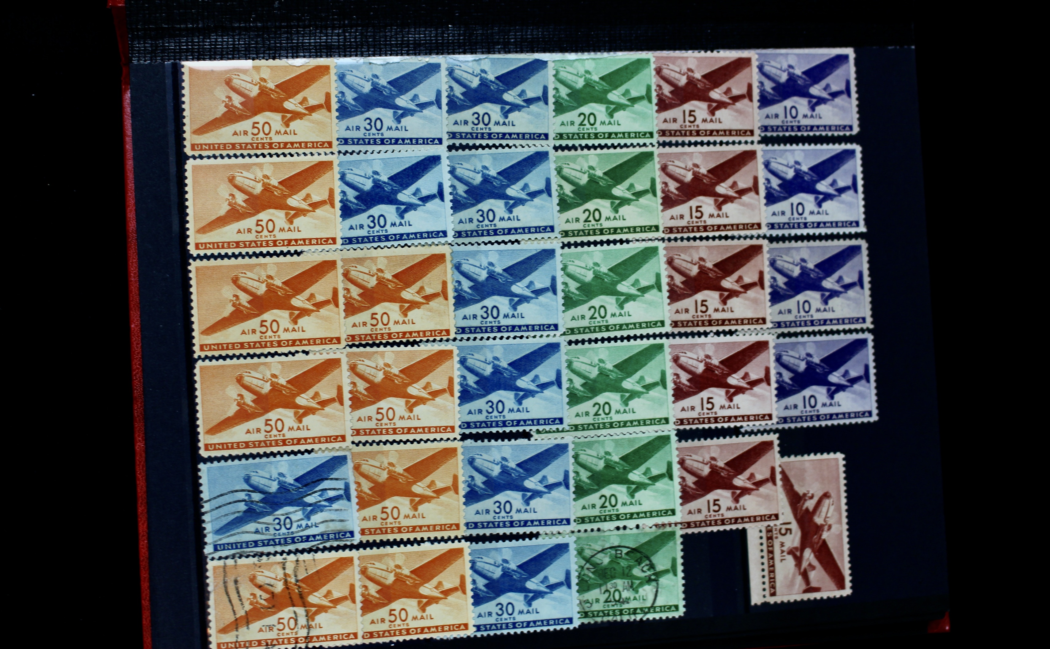 Back of the Book Stamp Dealer Inventory