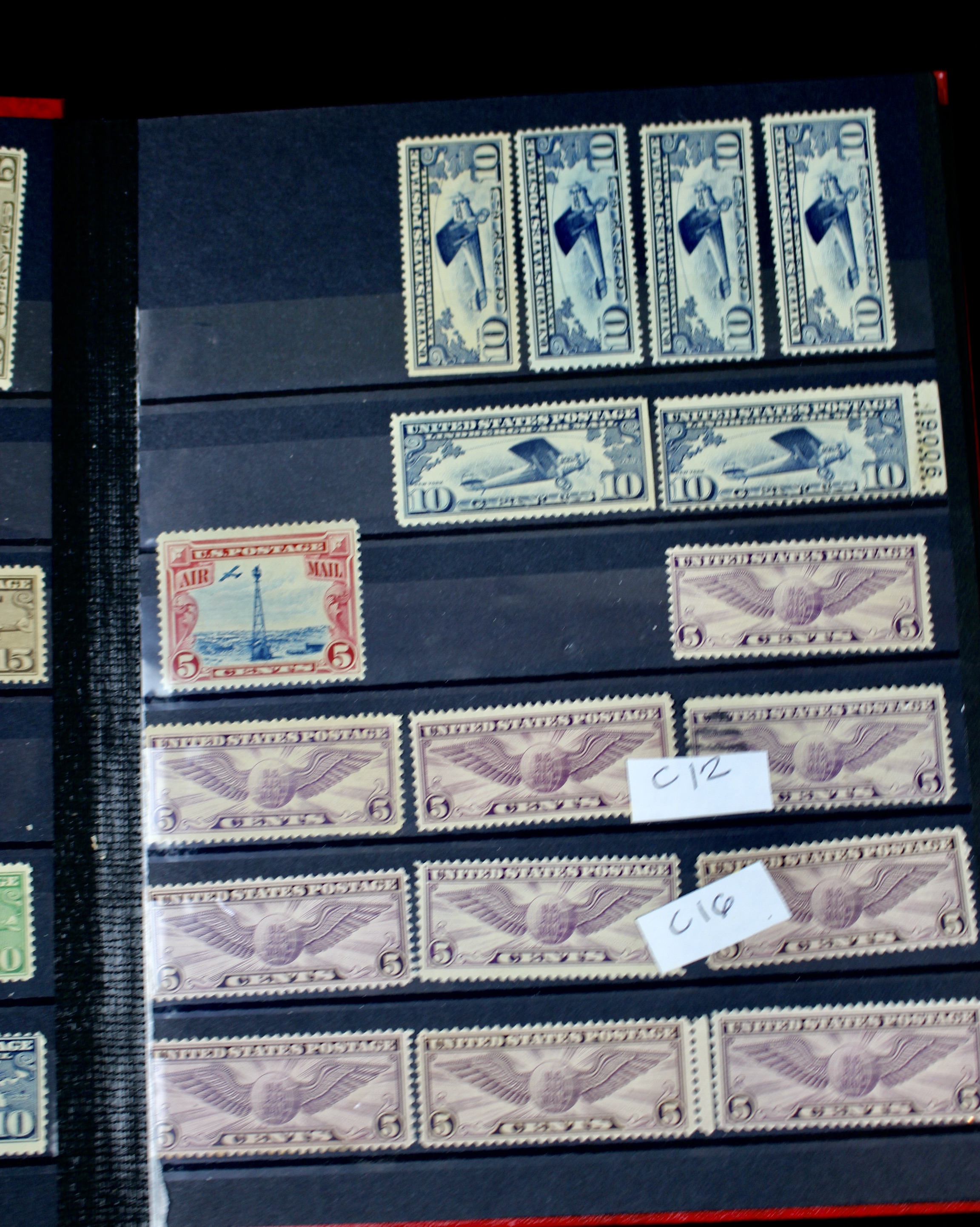 Back of the Book Stamp Dealer Inventory