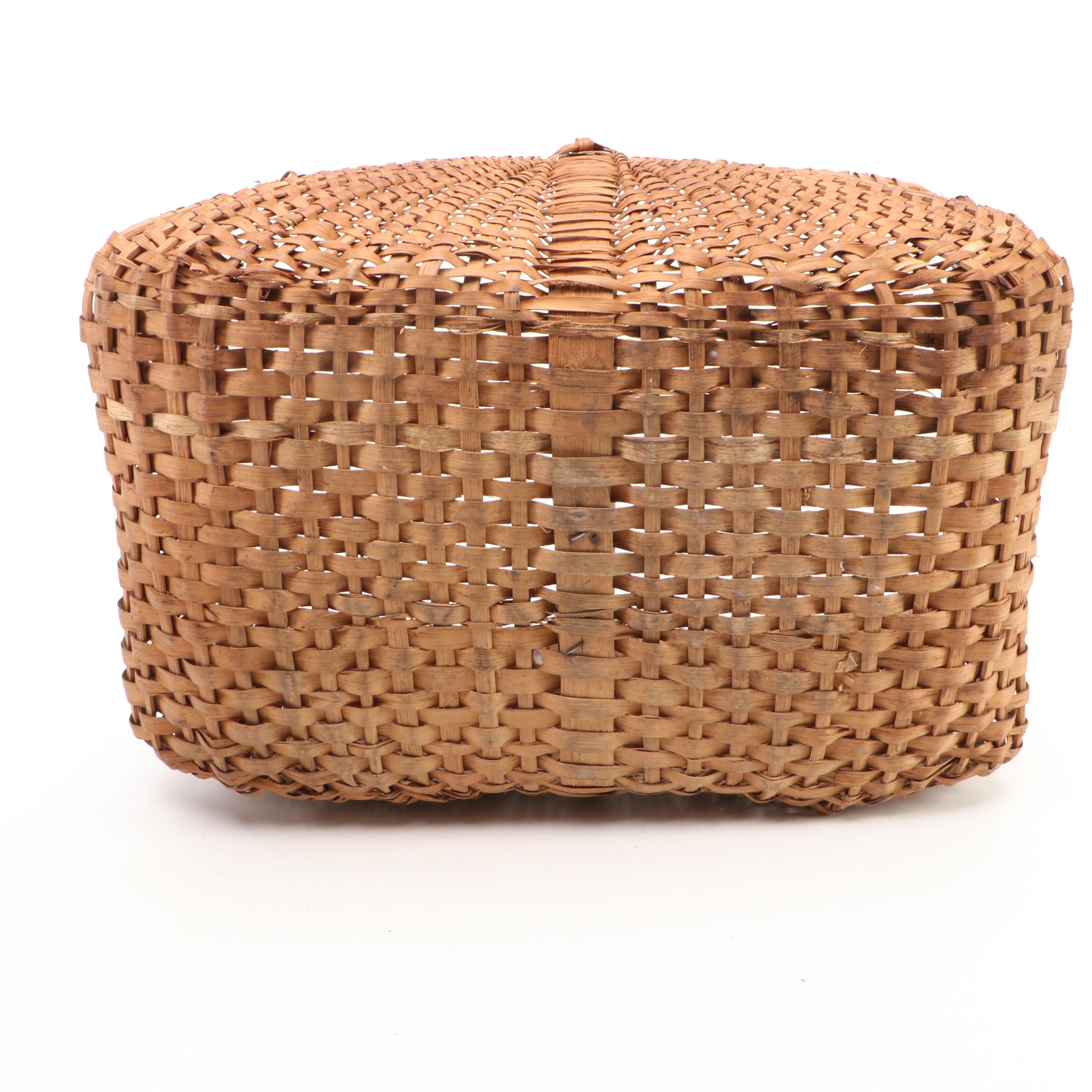 Japanese Cast Iron Chicken Incense Holder with Handmade Baskets