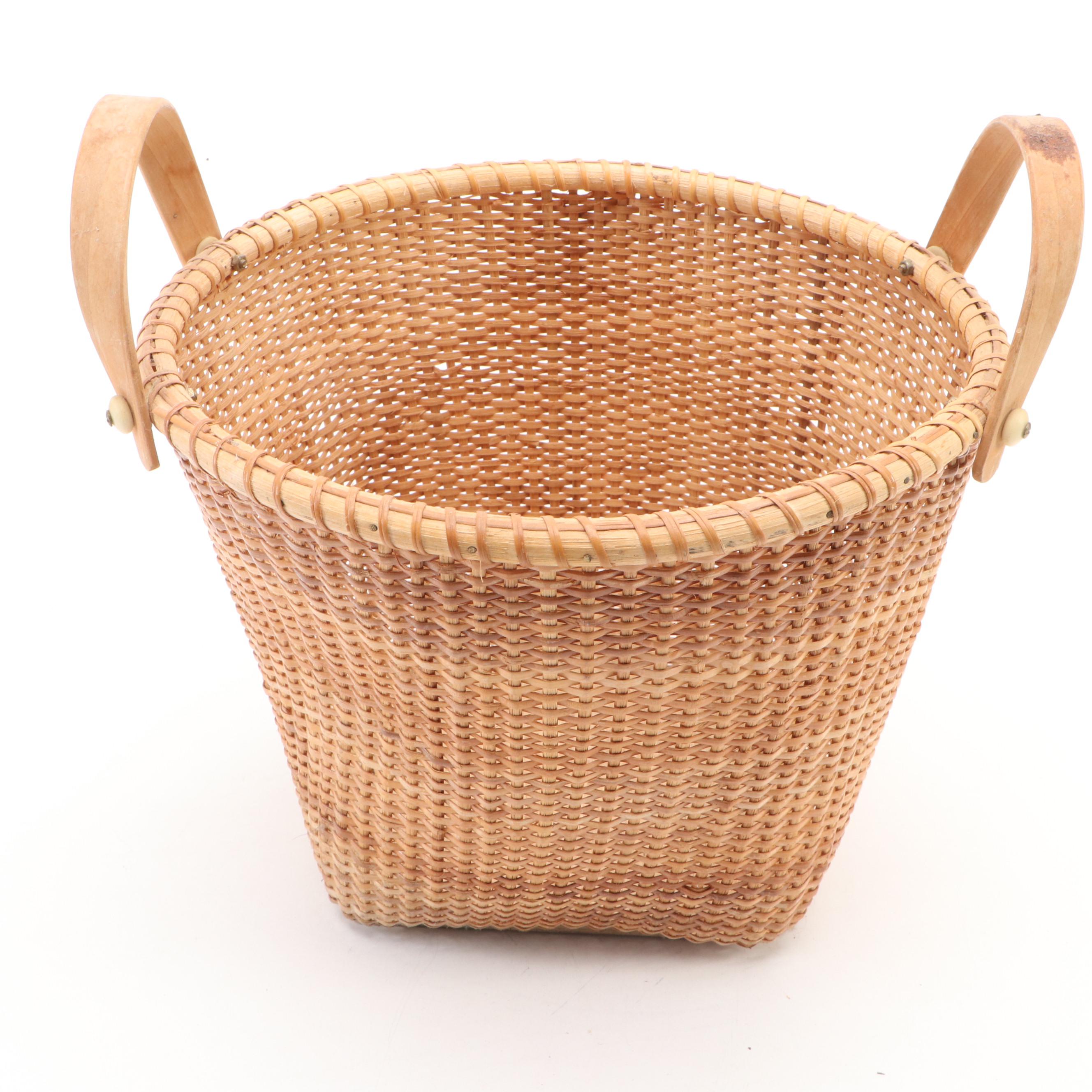 Japanese Cast Iron Chicken Incense Holder with Handmade Baskets