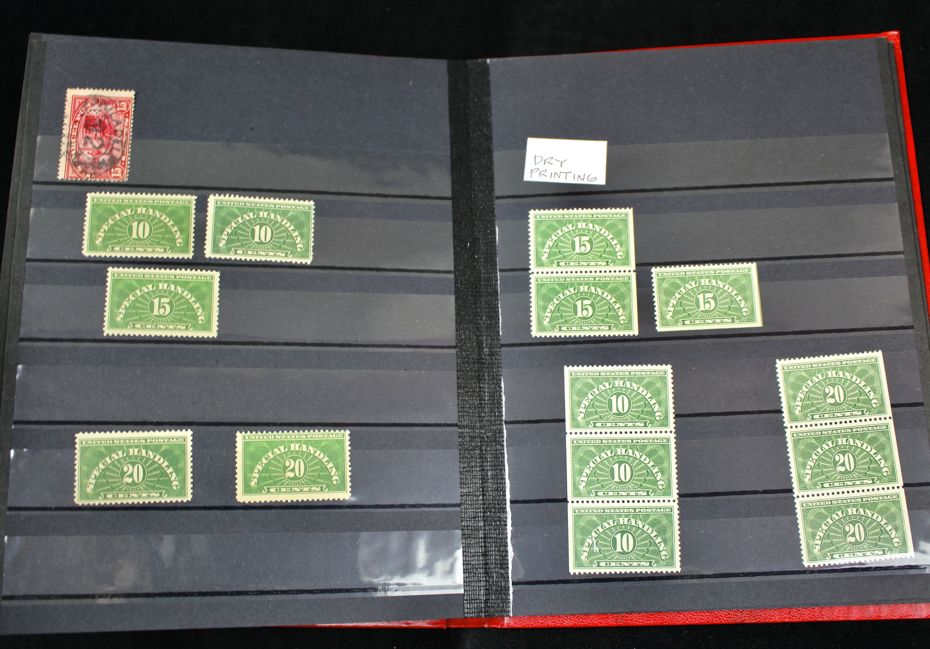 Back of the Book Stamp Dealer Inventory