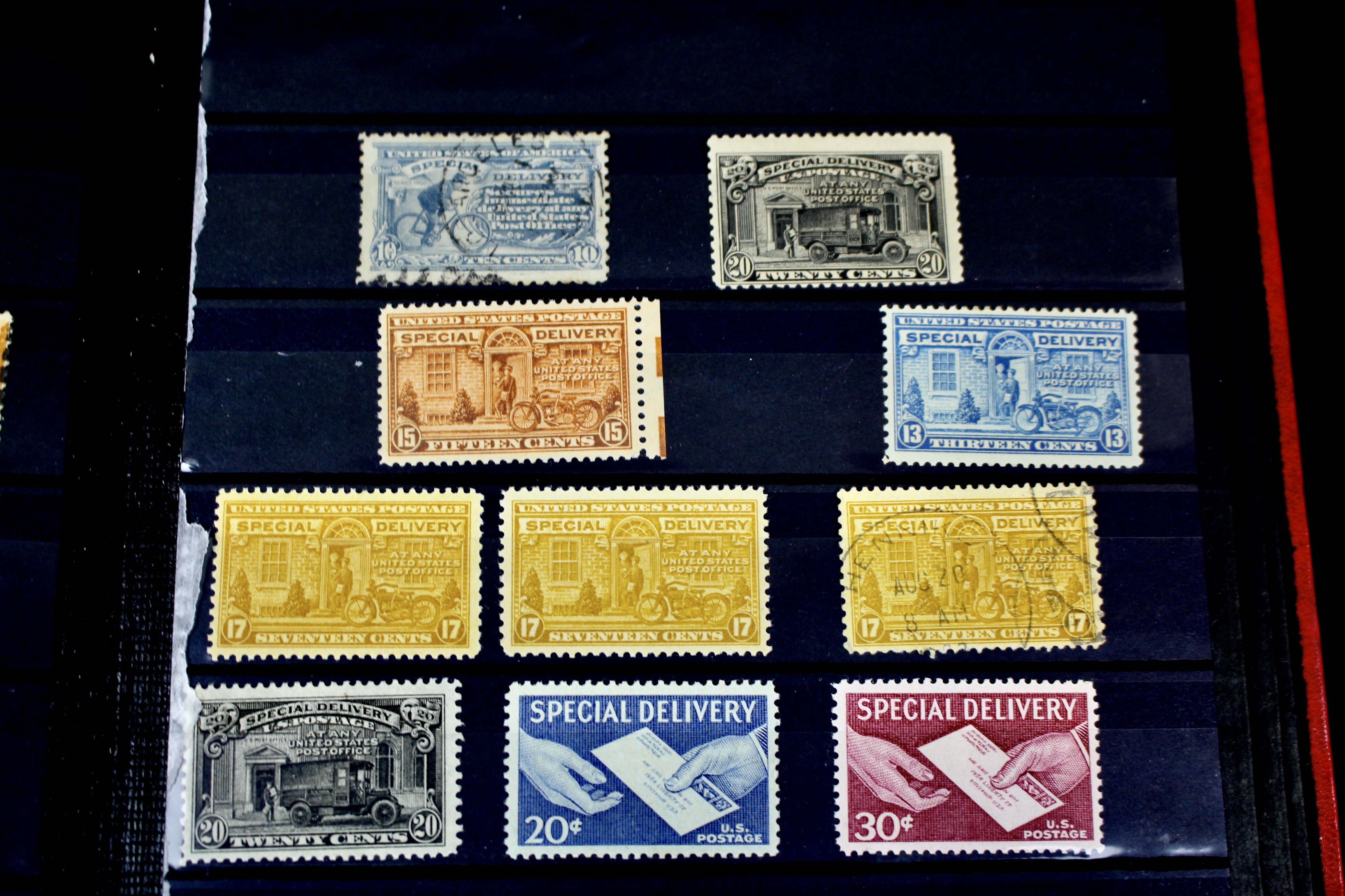 Back of the Book Stamp Dealer Inventory