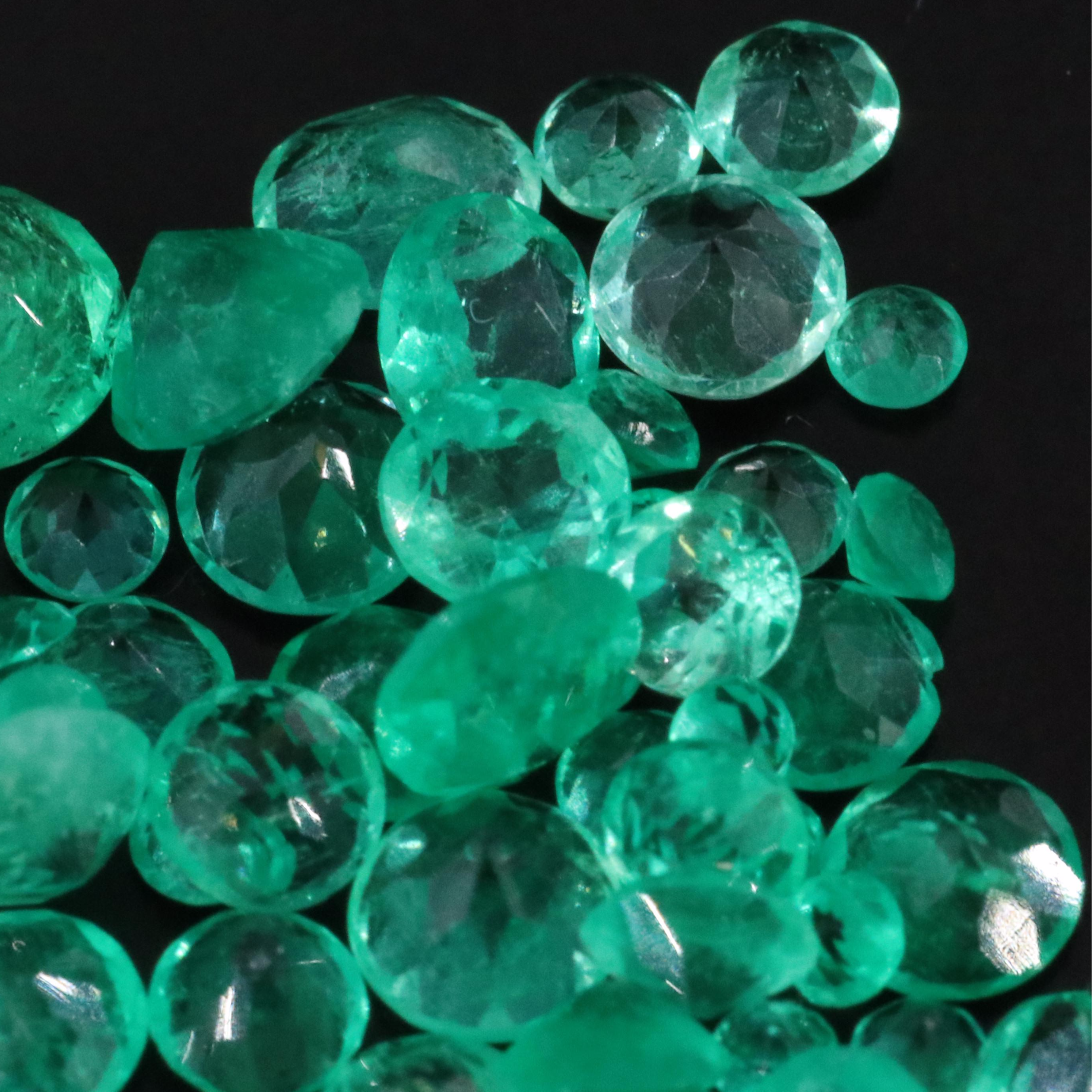 Loose 4.96 CTW Emeralds