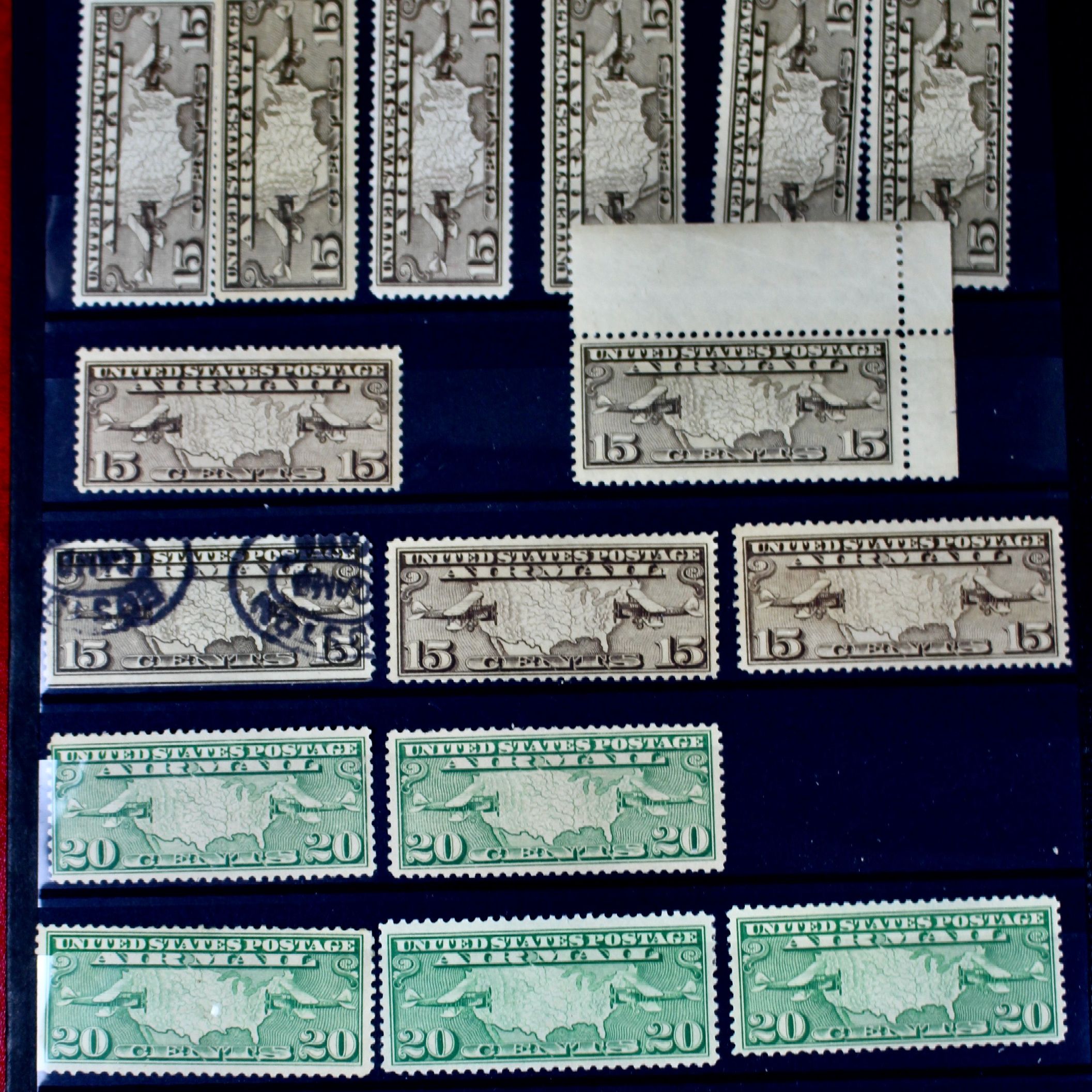 Back of the Book Stamp Dealer Inventory