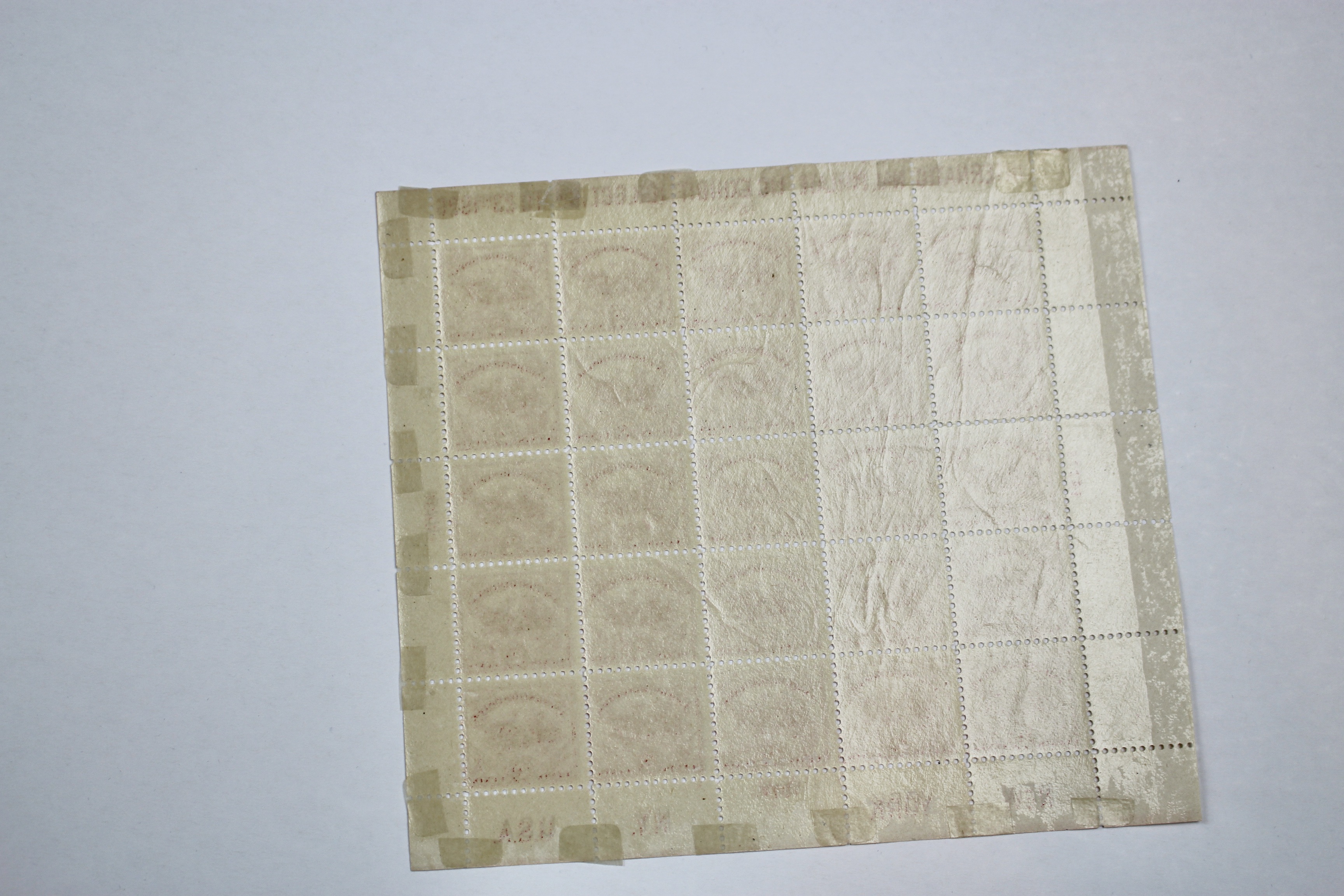 1926 White Plains Souvenir Postage Stamp Sheet, MH