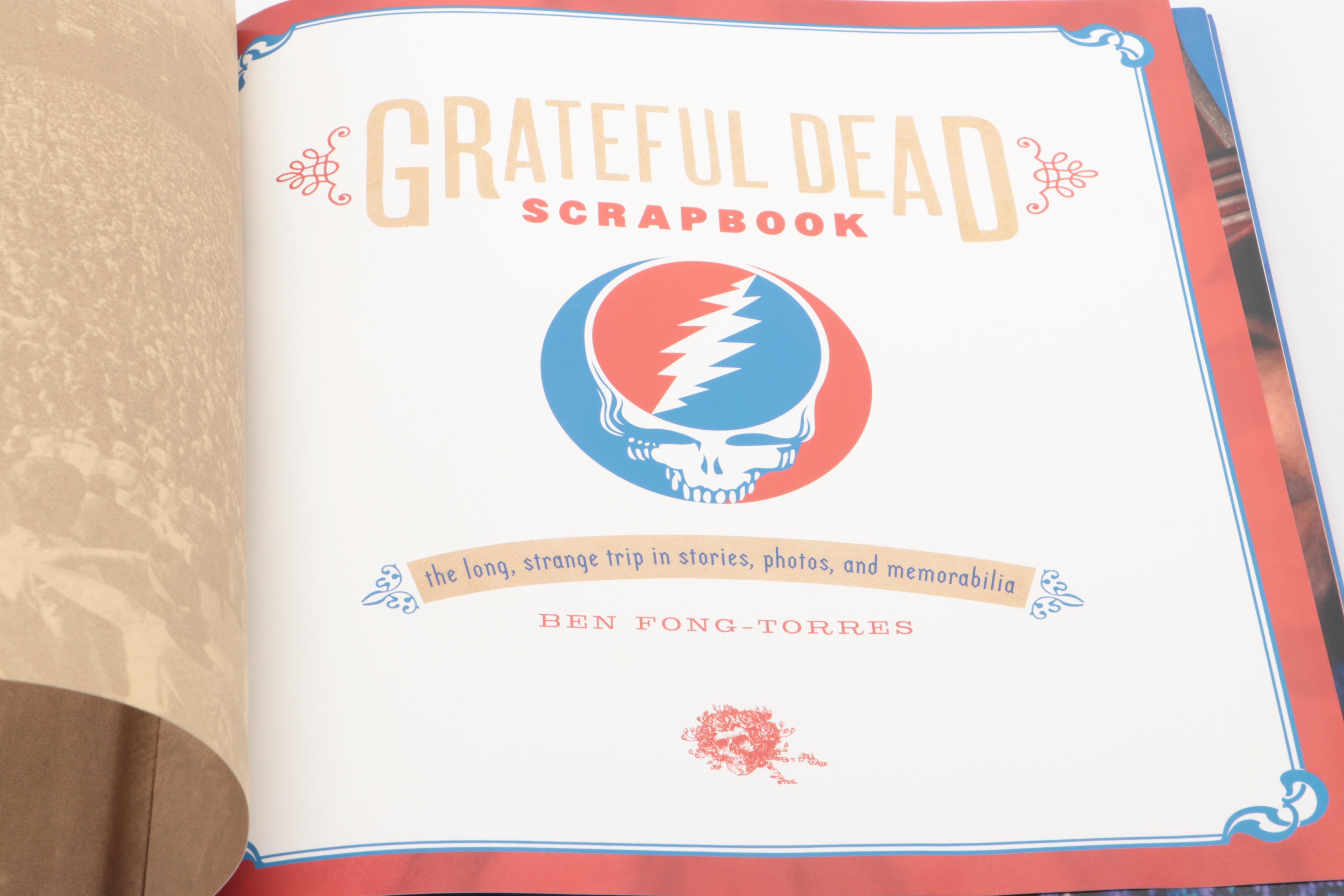 First Edition "Grateful Dead Scrapbook" by Ben Fong-Torres, 2009