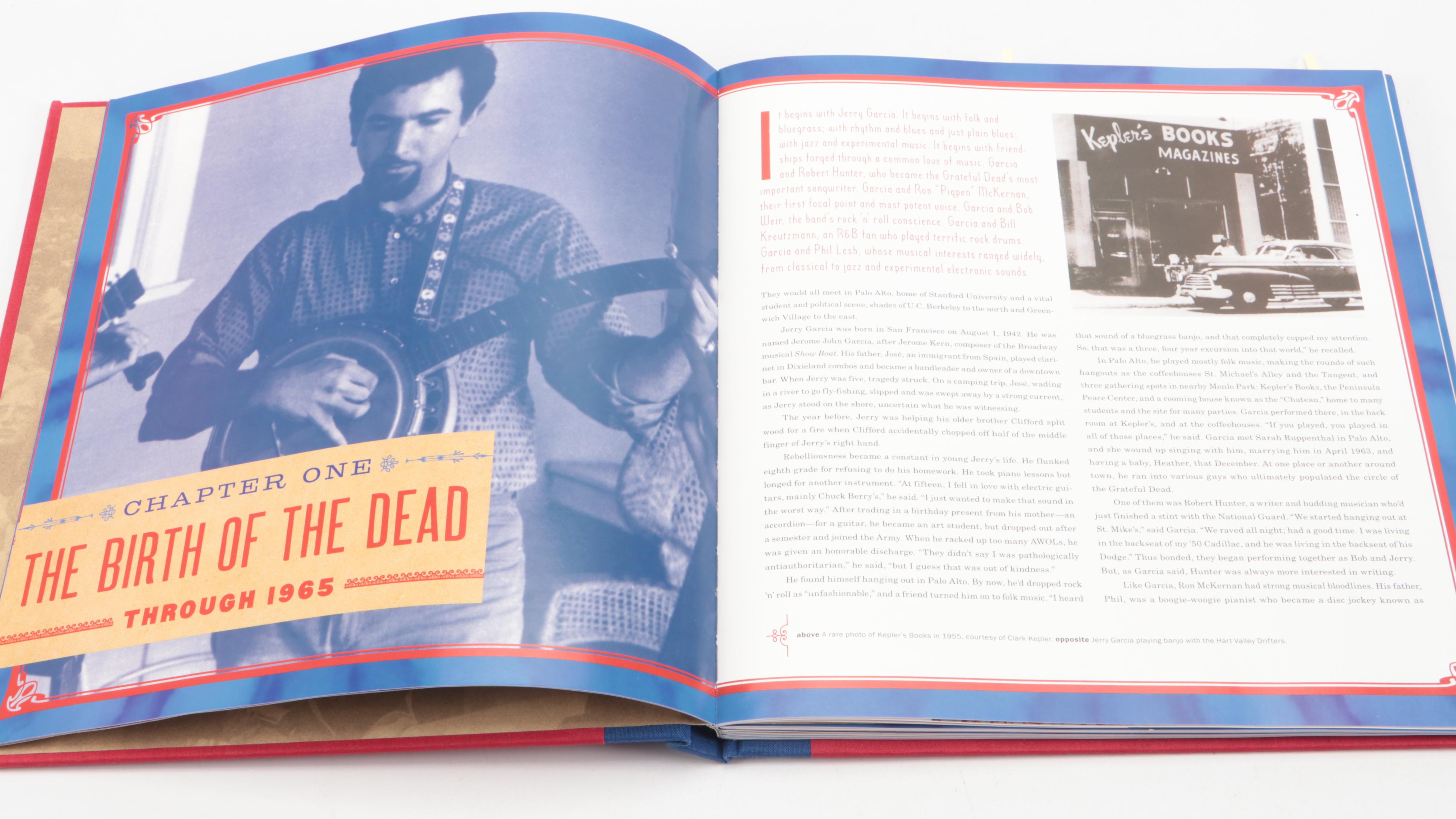 First Edition "Grateful Dead Scrapbook" by Ben Fong-Torres, 2009