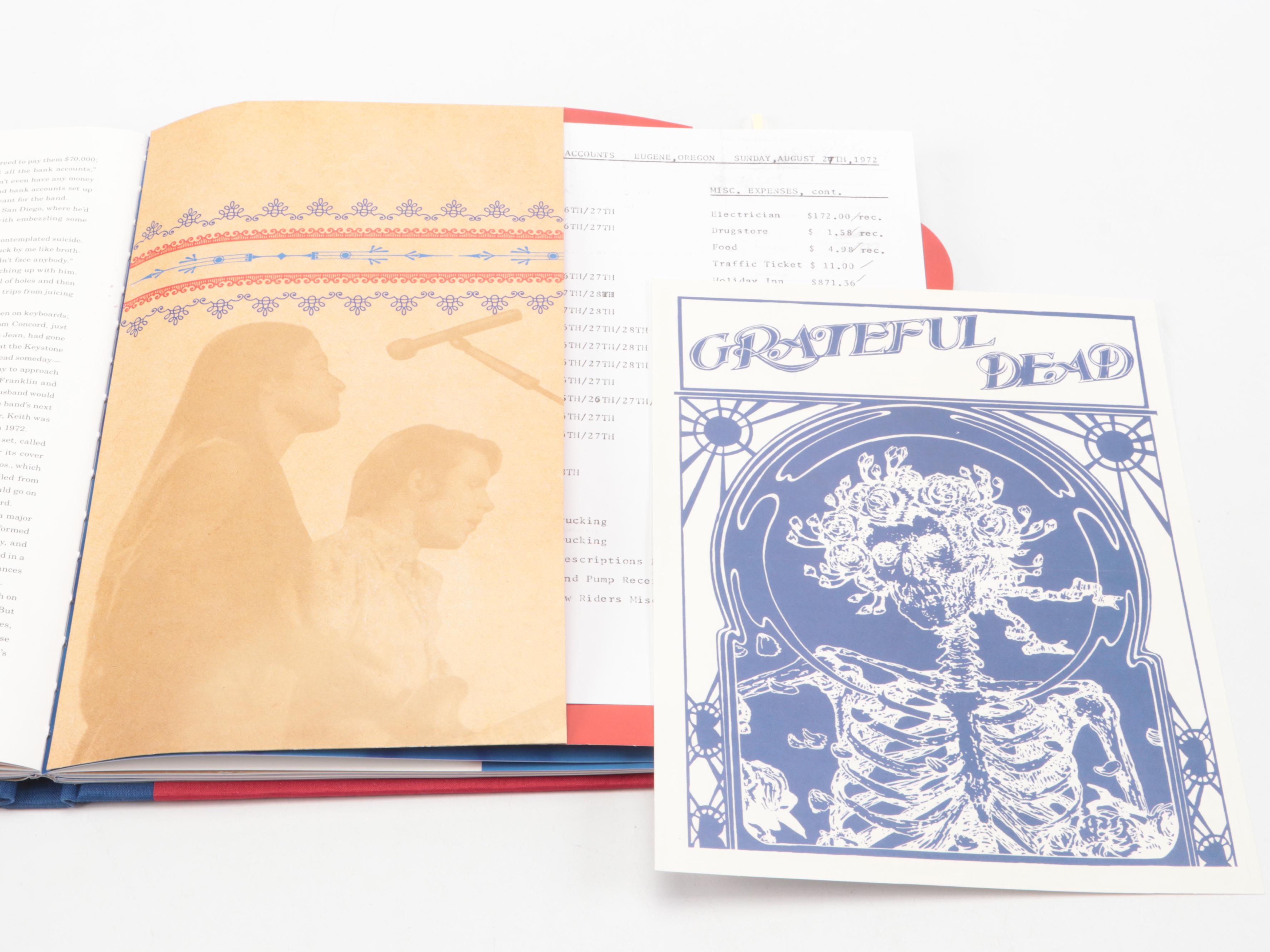 First Edition "Grateful Dead Scrapbook" by Ben Fong-Torres, 2009