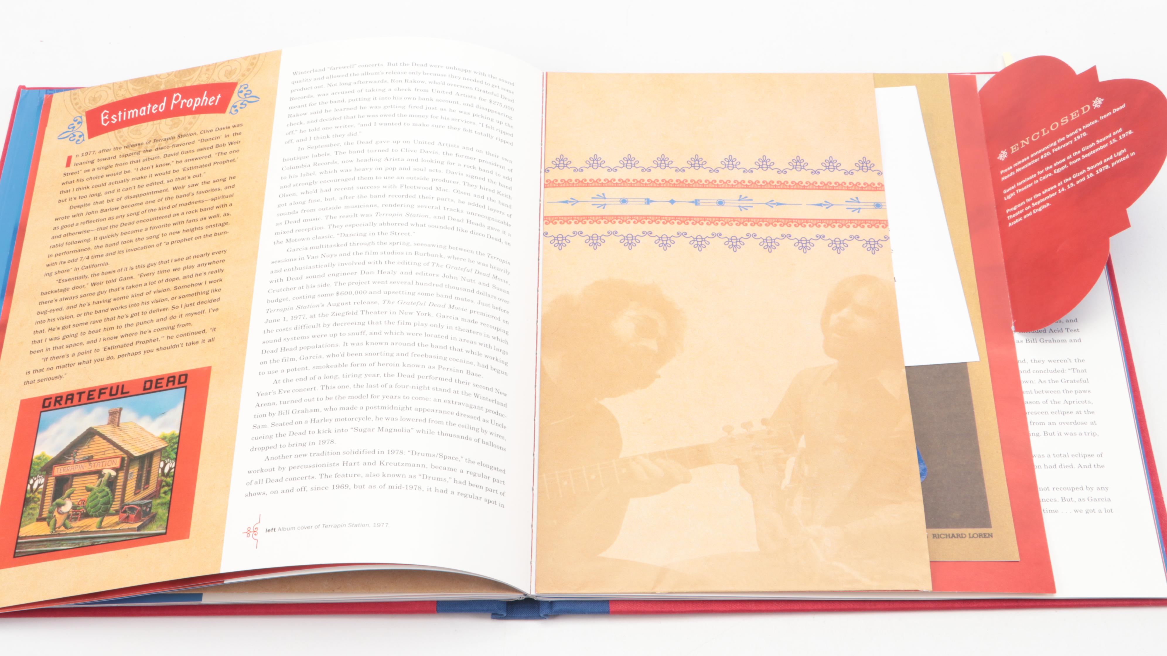 First Edition "Grateful Dead Scrapbook" by Ben Fong-Torres, 2009