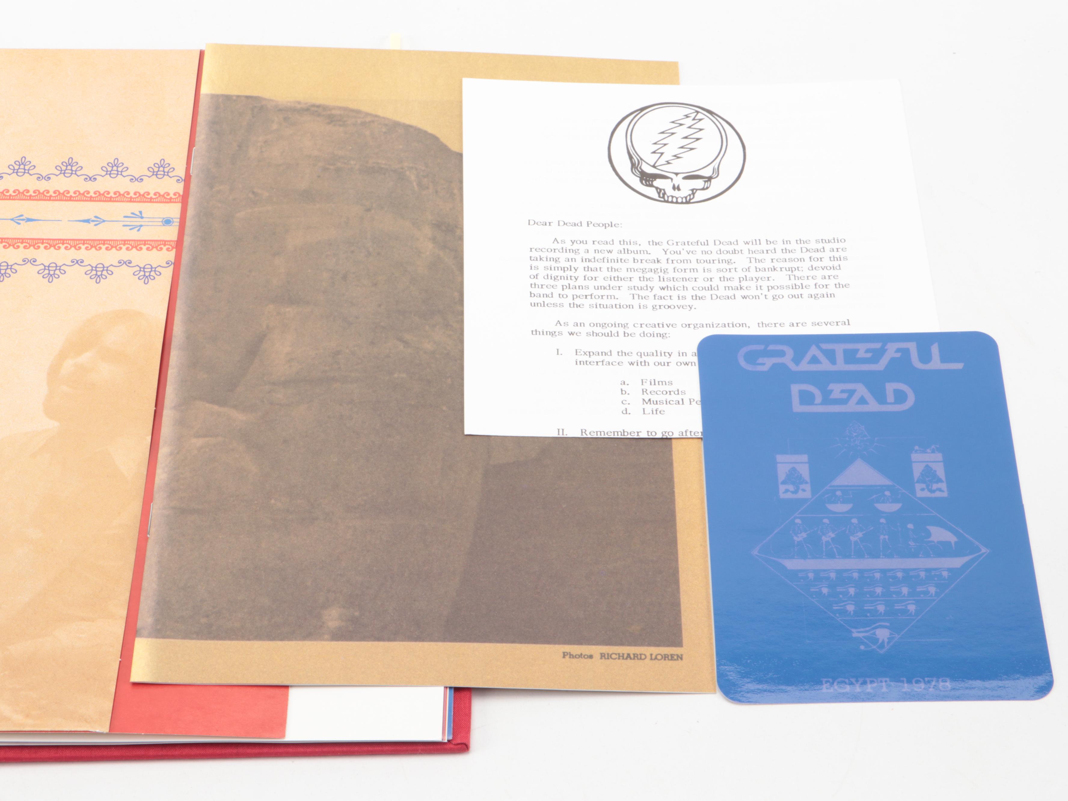 First Edition "Grateful Dead Scrapbook" by Ben Fong-Torres, 2009