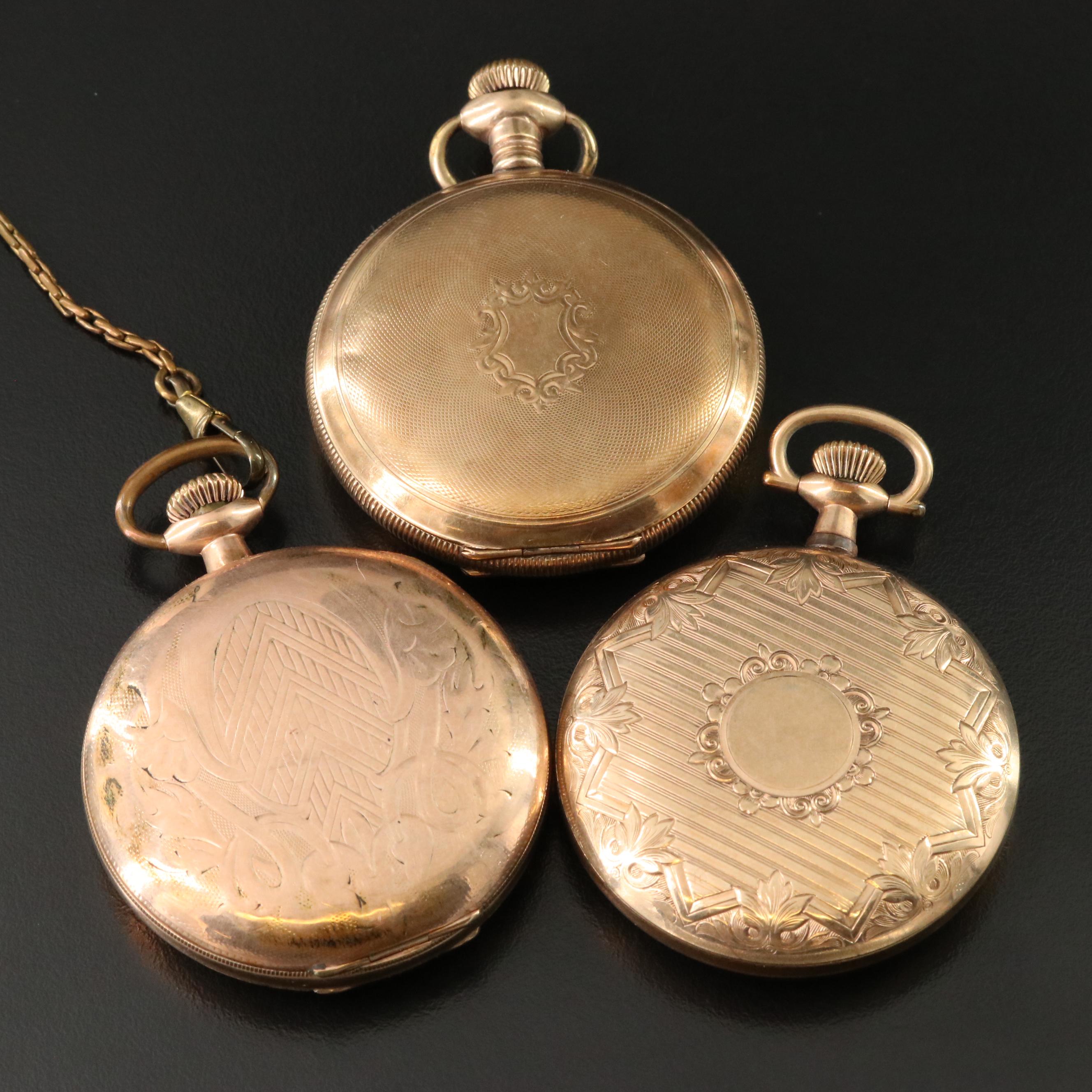 Elgin, Illinois and N.Y. Standard Pocket Watches