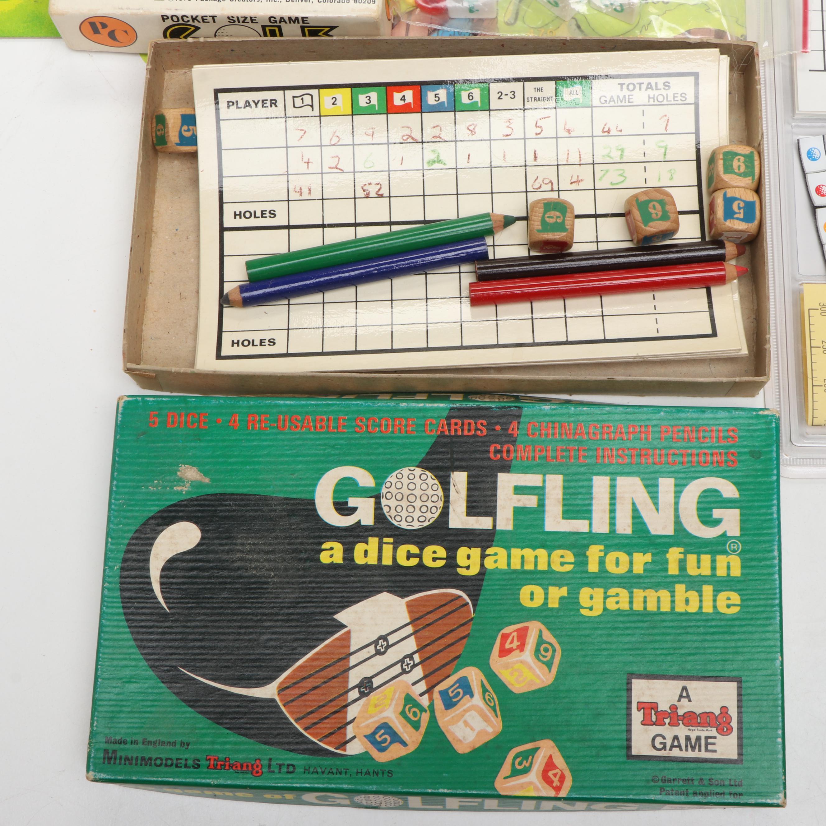 "De Par", "Show Vs. Dough",  and More Golf Themed Board Games